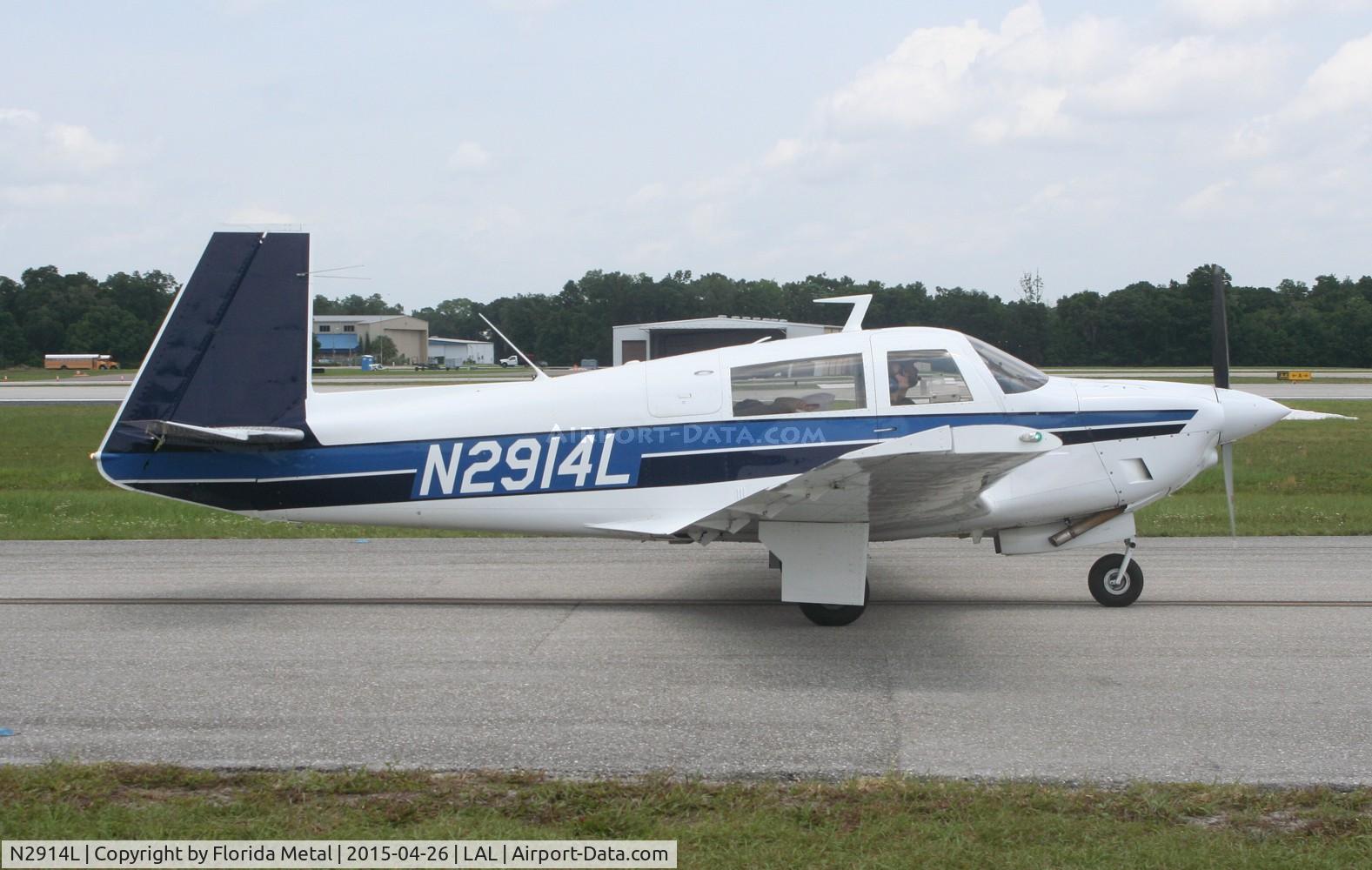 N2914L, 1967 Mooney M20F Executive C/N 670486, Mooney M20F
