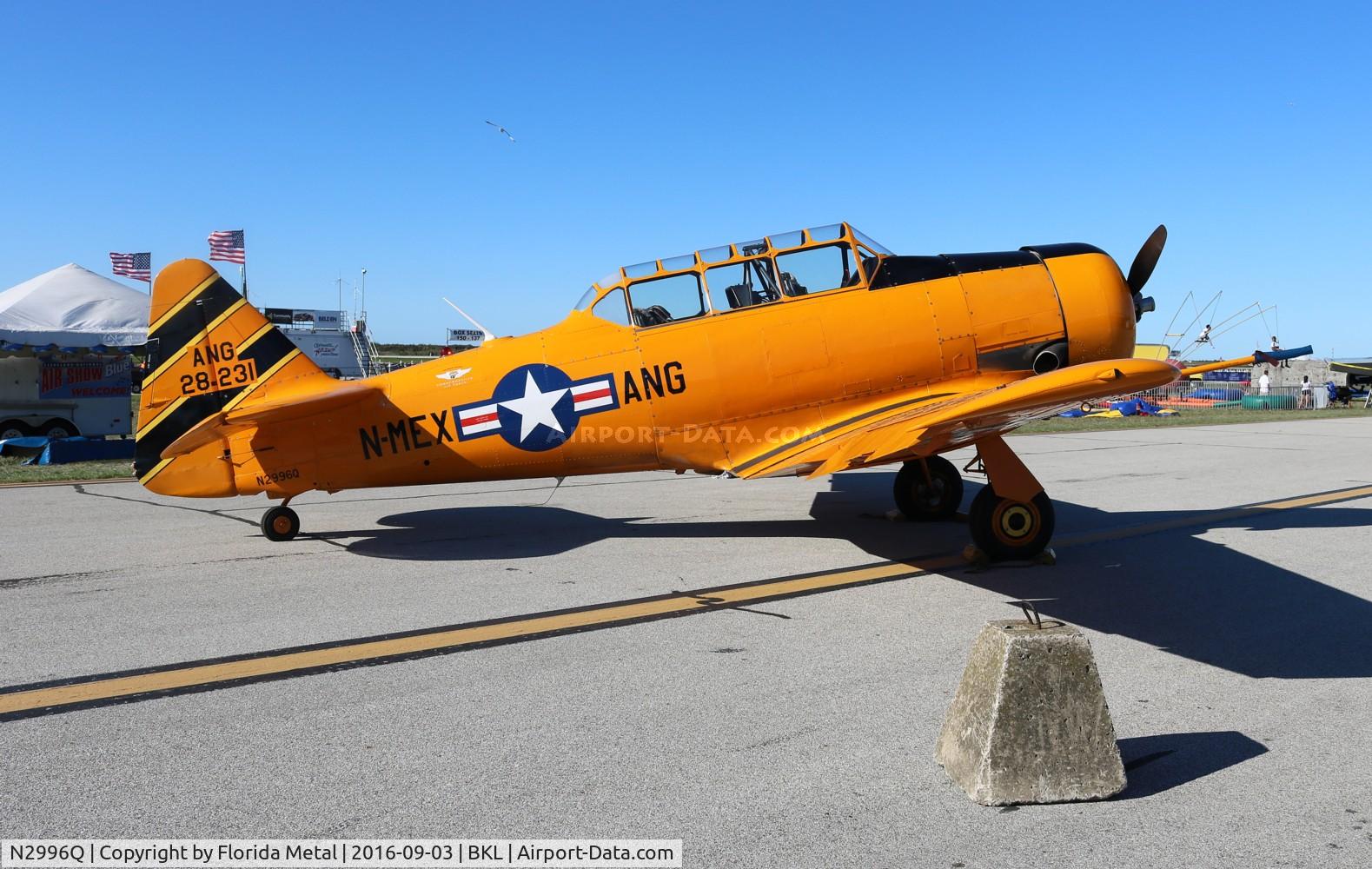 N2996Q, 1950 North American T-6G Texan C/N 168-175, T-6G Texan