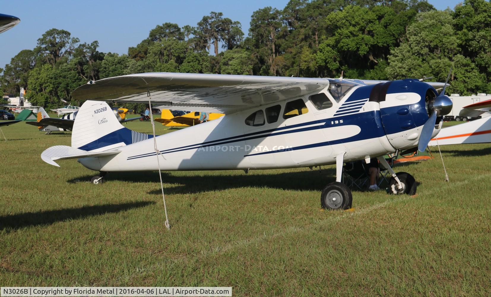 N3026B, 1952 Cessna 195B Businessliner C/N 7909, Cessna 195