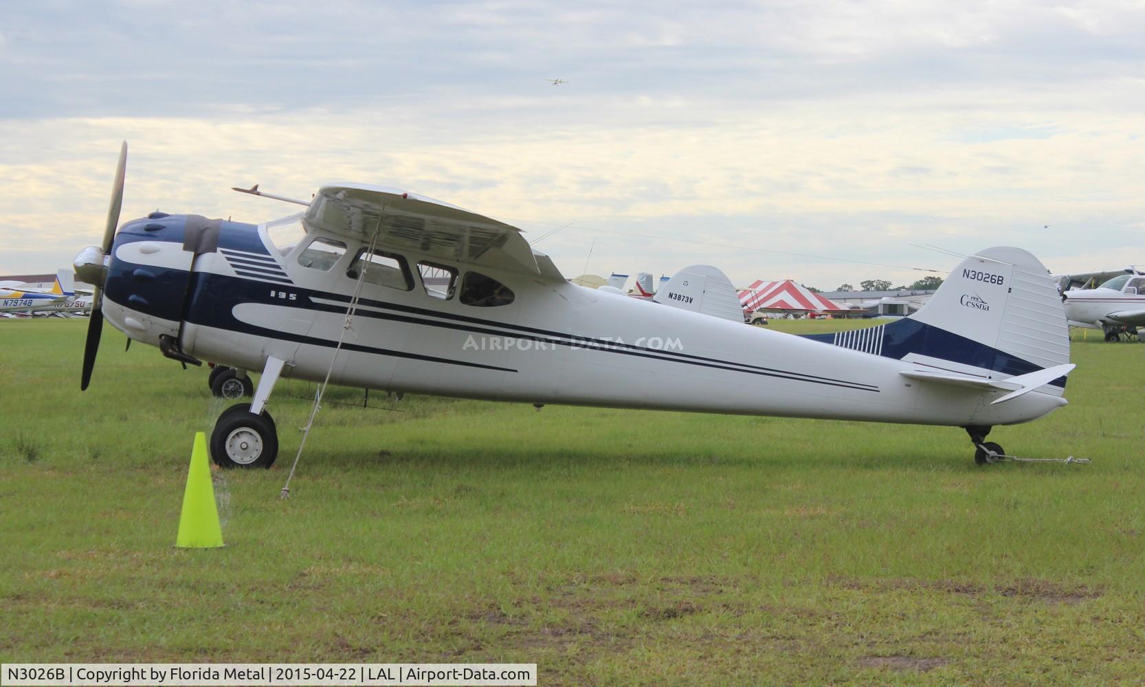 N3026B, 1952 Cessna 195B Businessliner C/N 7909, Cessna 195