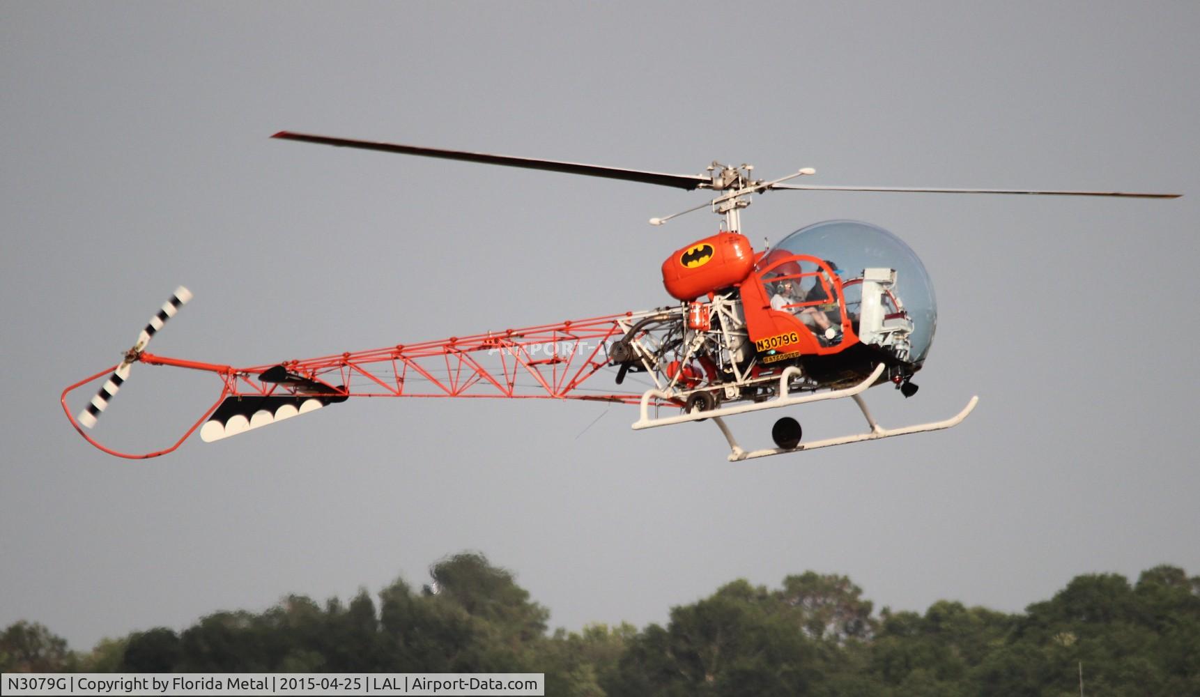 N3079G, 1964 Bell 47G-3B-1 Sioux C/N 2921, Batcopter