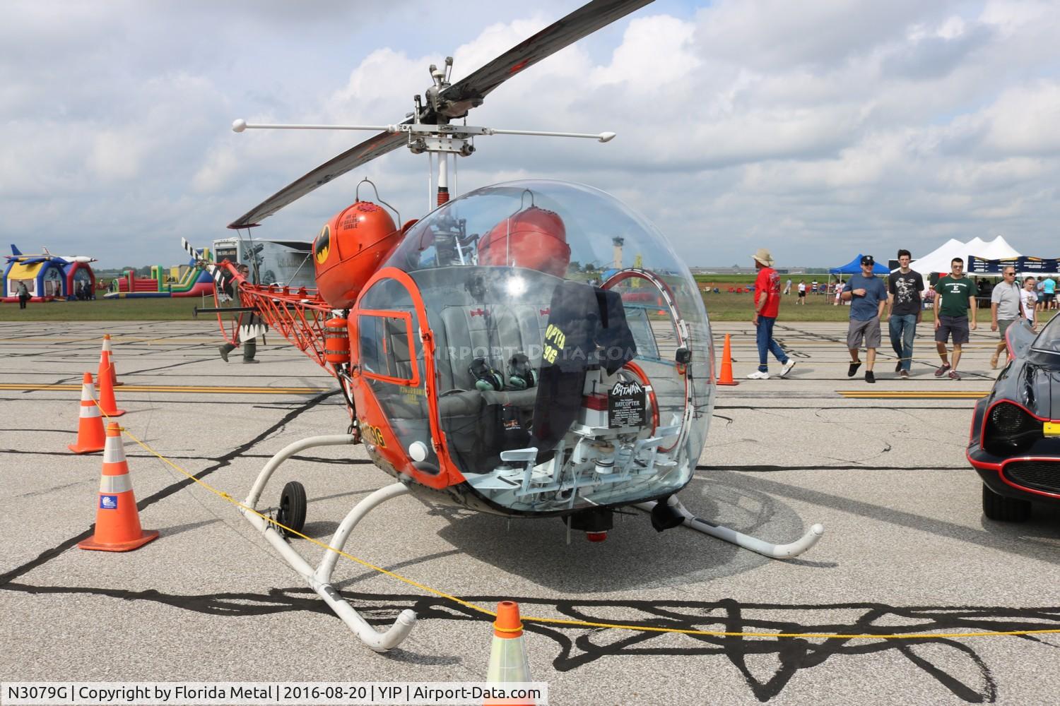 N3079G, 1964 Bell 47G-3B-1 Sioux C/N 2921, Batcopter