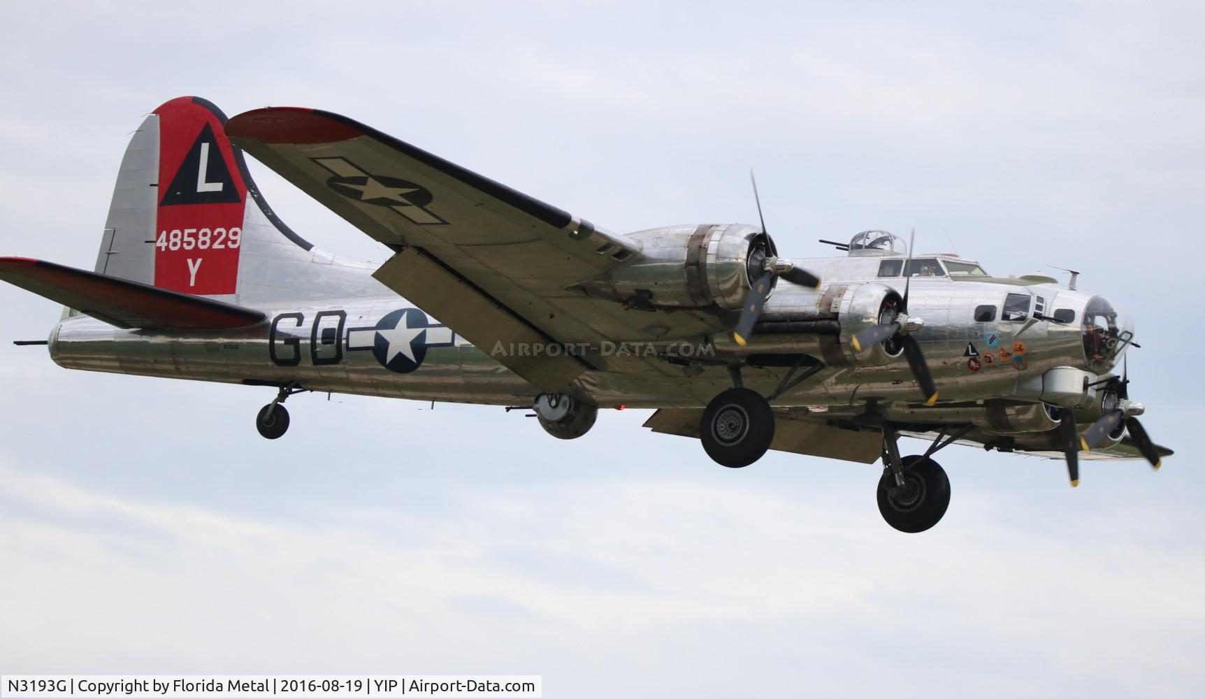 N3193G, 1944 Boeing B-17G Flying Fortress C/N 77255, Yankee Lady