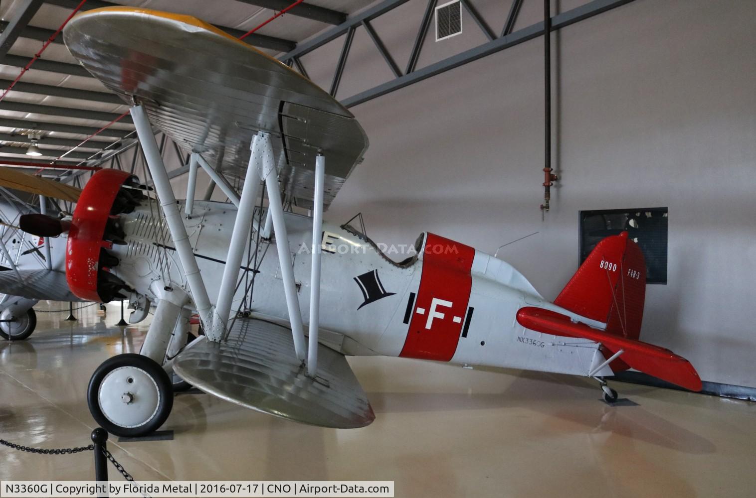 N3360G, 1932 Boeing P-12E C/N 32-17, P-12E