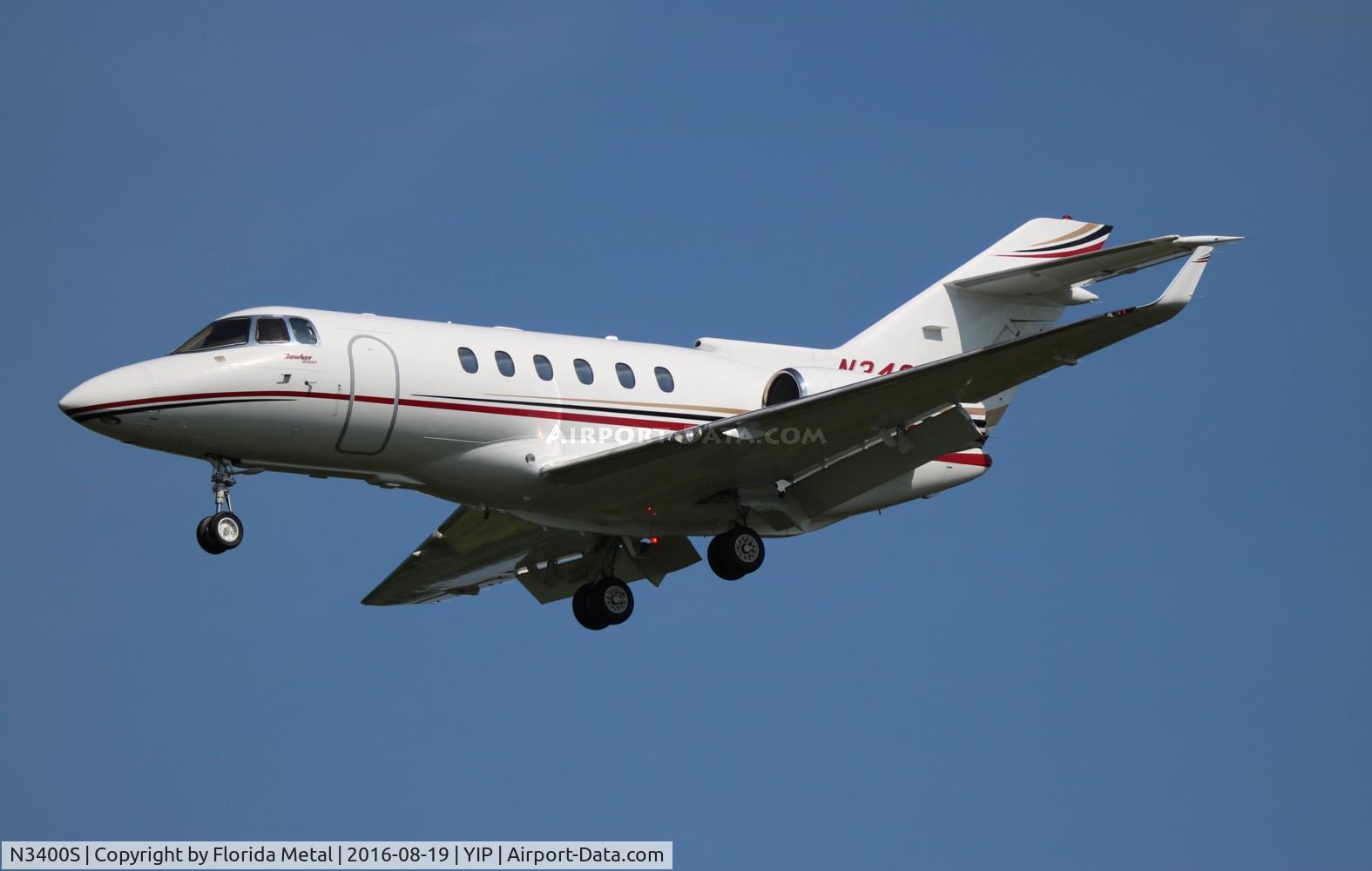 N3400S, 2008 Hawker Beechcraft Hawker 850XP C/N 258959, Hawker 850XP