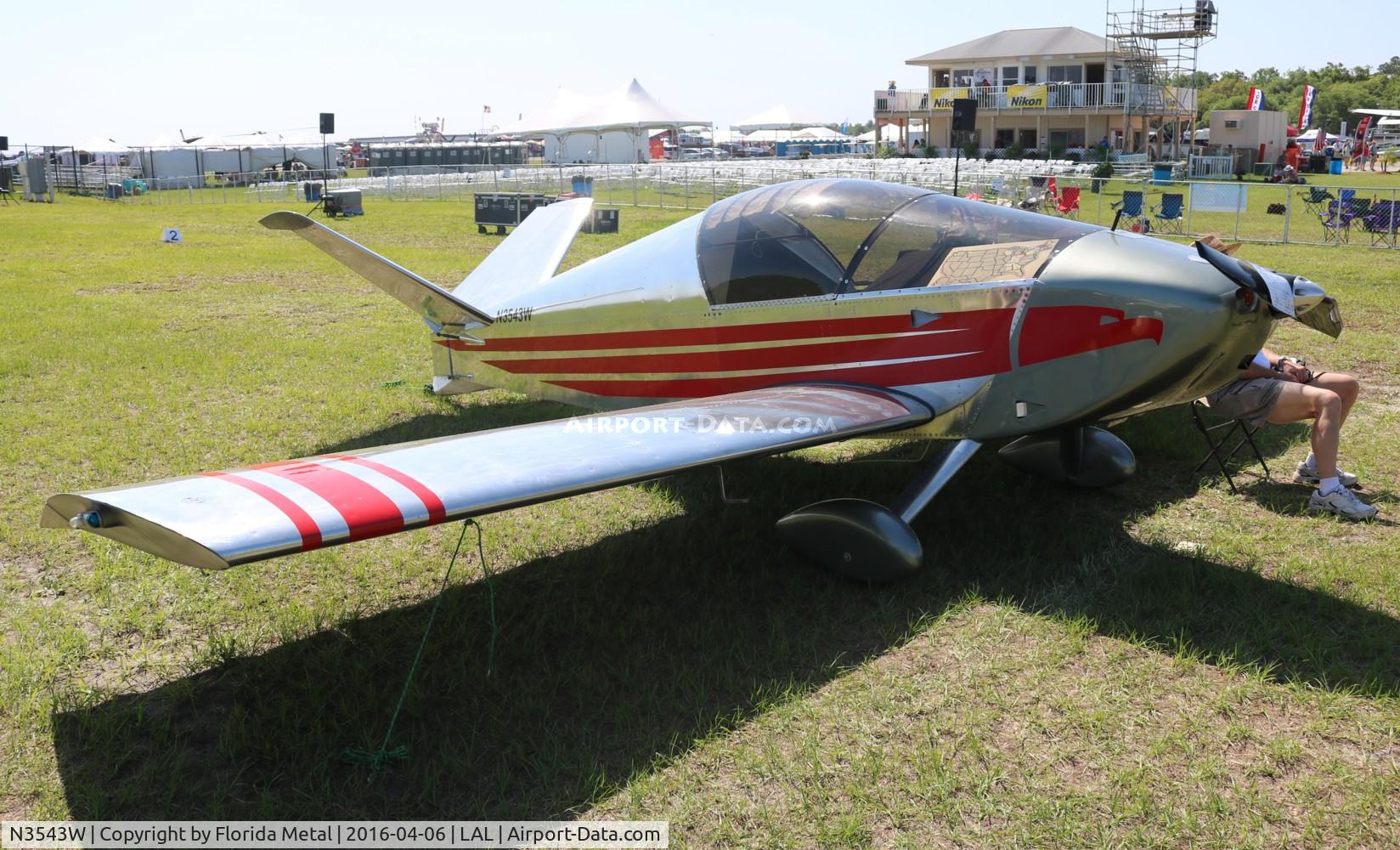 N3543W, Sonex Waiex C/N W0041, Sonex Waiex