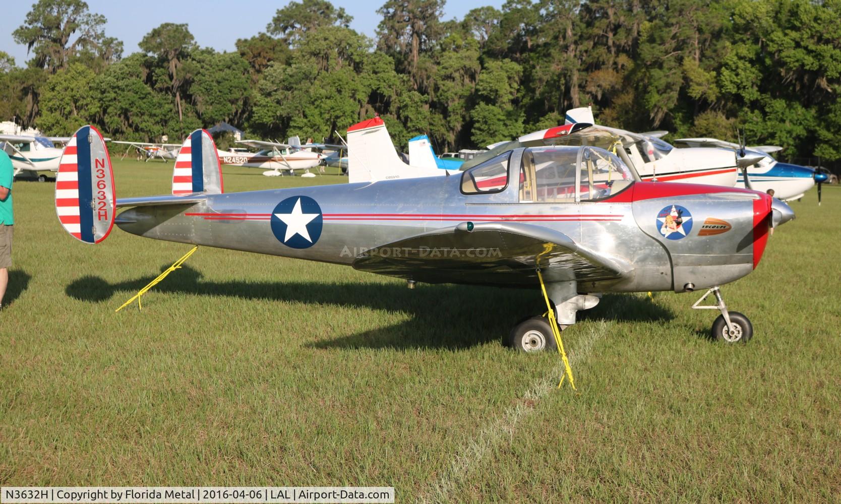 N3632H, 1947 Erco 415CD Ercoupe C/N 4257, Ercoupe415