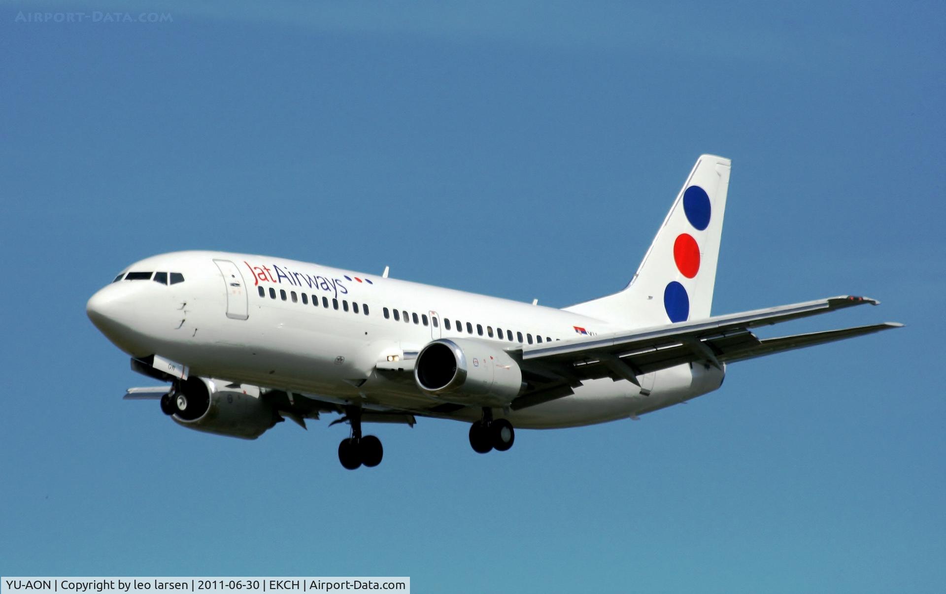 YU-AON, 1987 Boeing 737-3Q4 C/N 24208/1490, Copenhagen 30.6.11