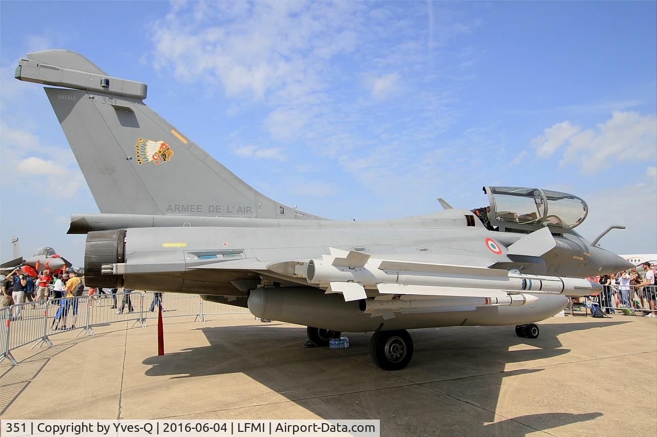351, 2014 Dassault Rafale B C/N 351, Dassault Rafale B, Static display, Istres-Le Tubé Air Base 125 (LFMI-QIE) open day 2016