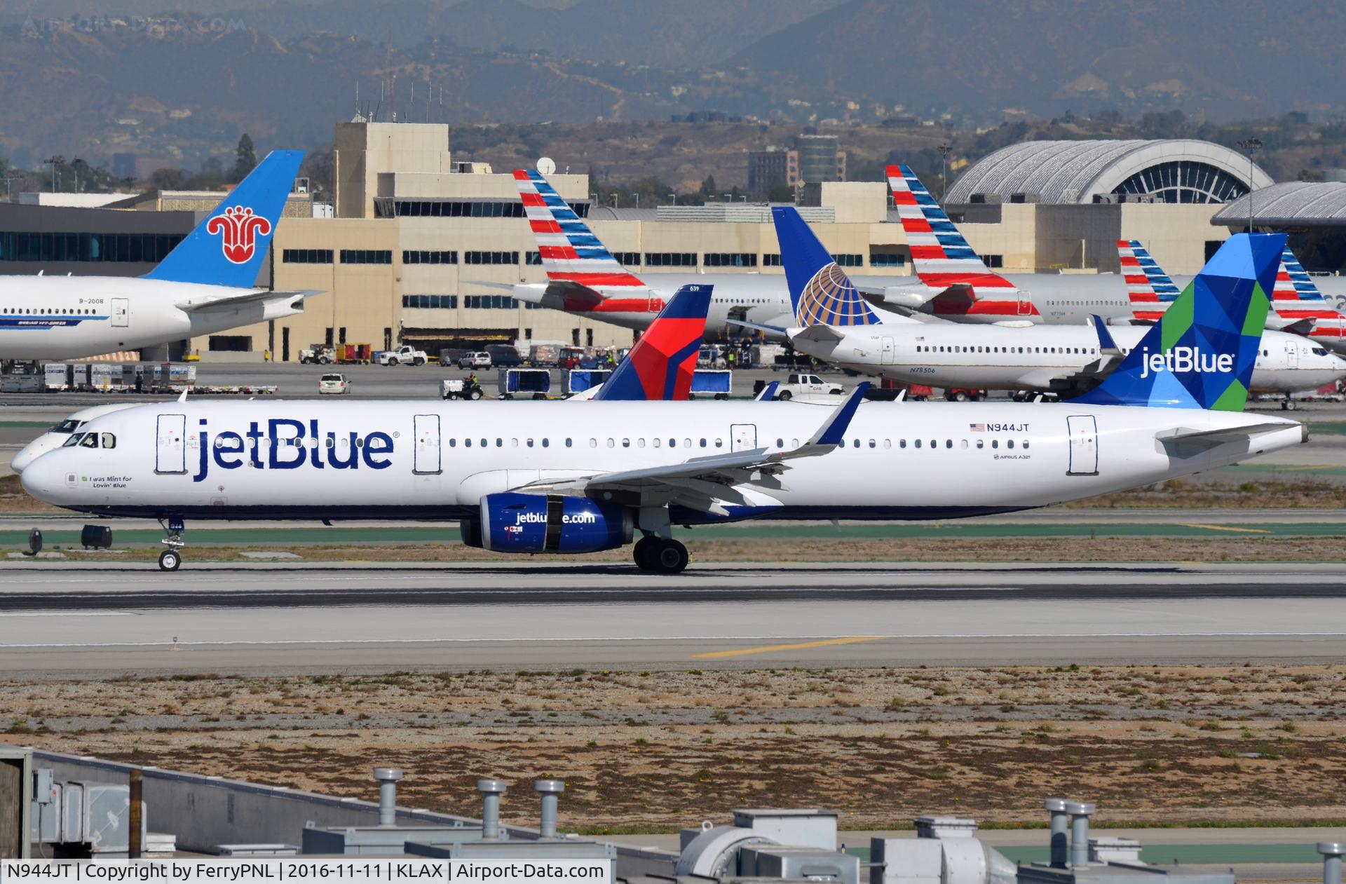 N944JT, 2014 Airbus A321-231 C/N 6359, Arrival of JetBlue A321