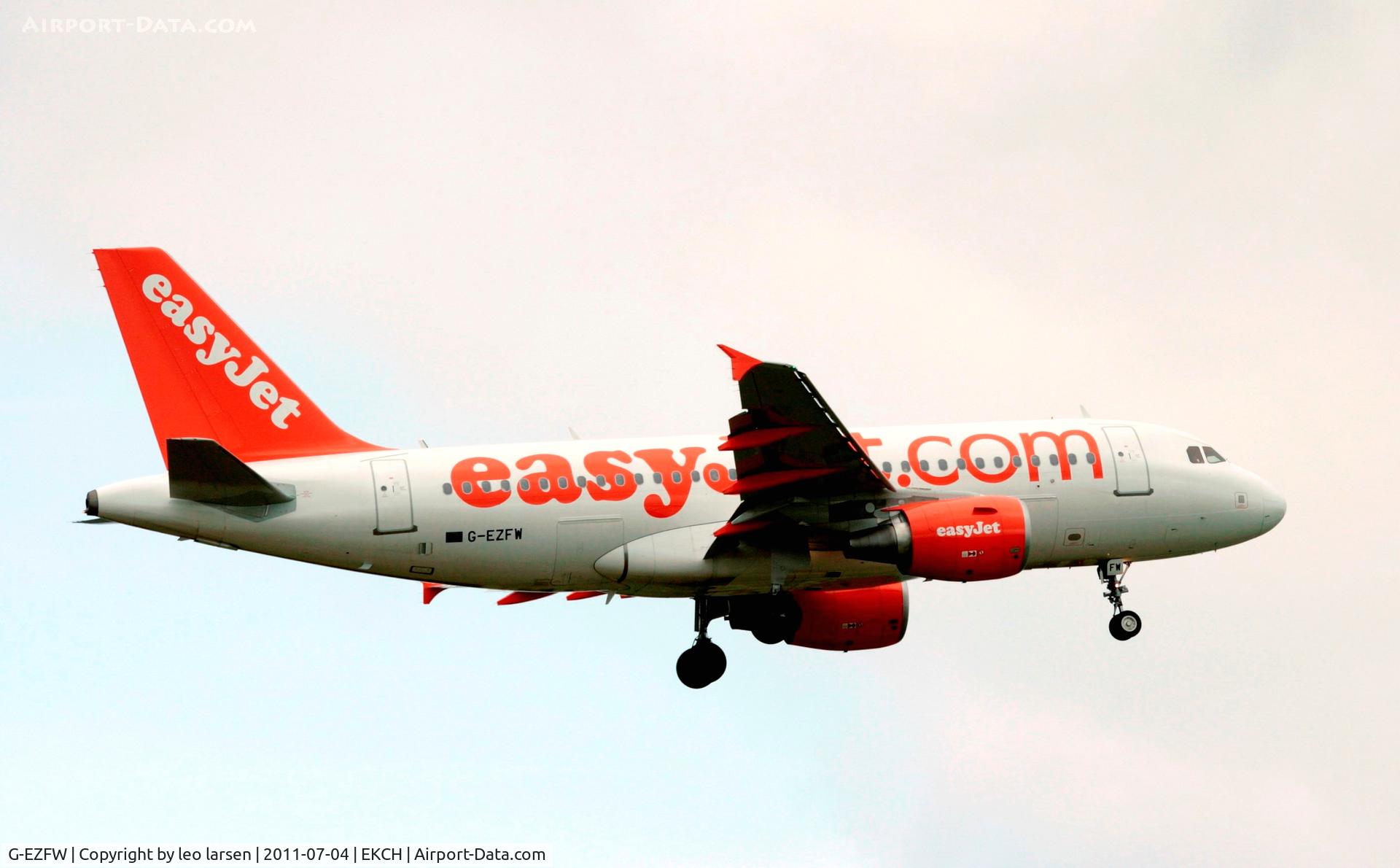 G-EZFW, 2010 Airbus A319-111 C/N 4380, Copenhagen 4.7.11