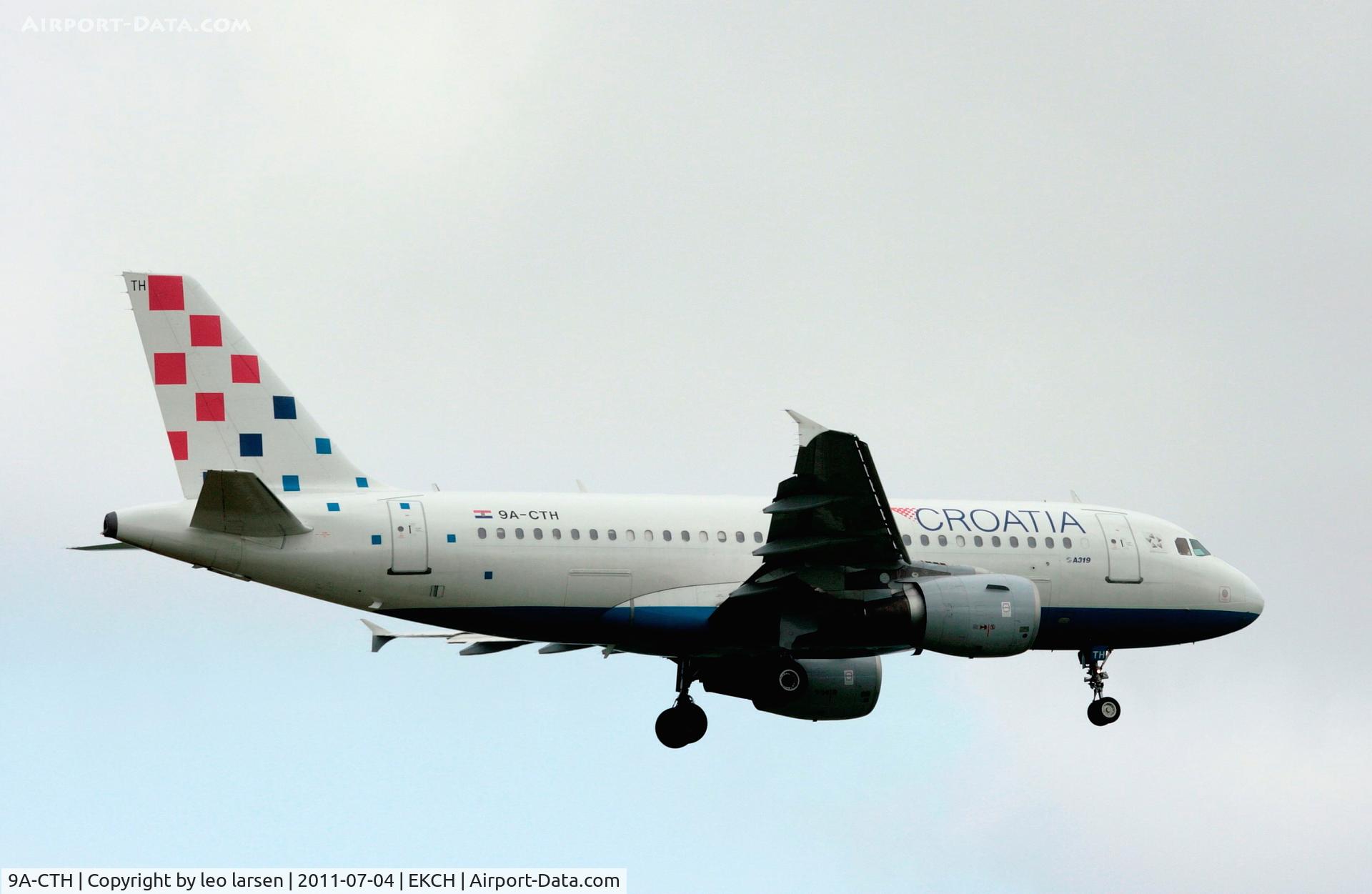 9A-CTH, 1998 Airbus A319-112 C/N 833, Copenhagen 4.7.11