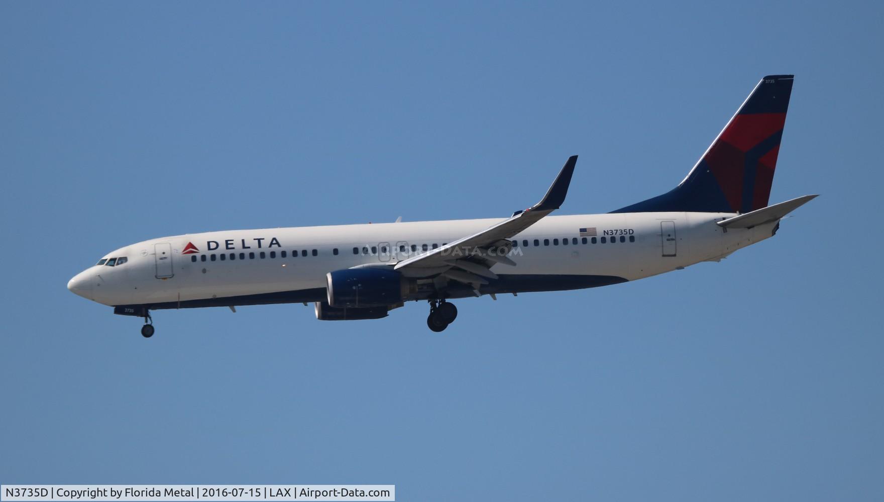 N3735D, 2000 Boeing 737-832 C/N 30381, Delta