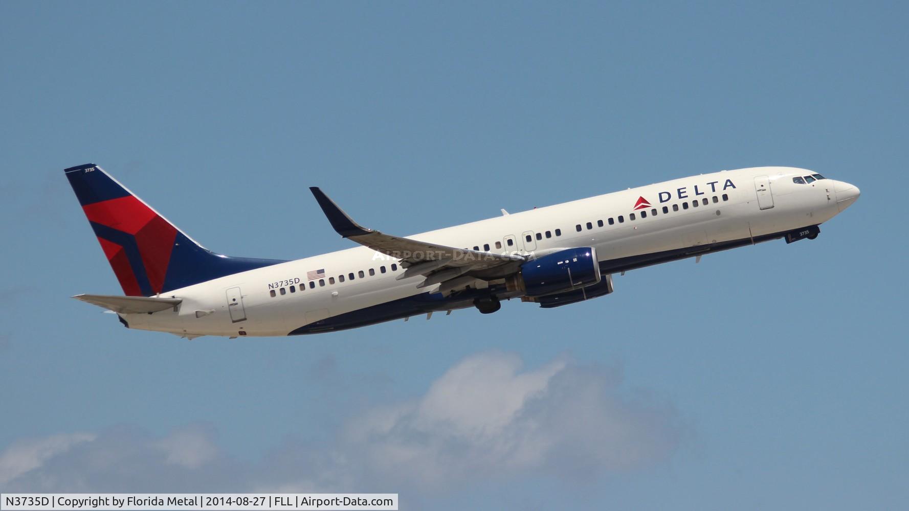 N3735D, 2000 Boeing 737-832 C/N 30381, Delta