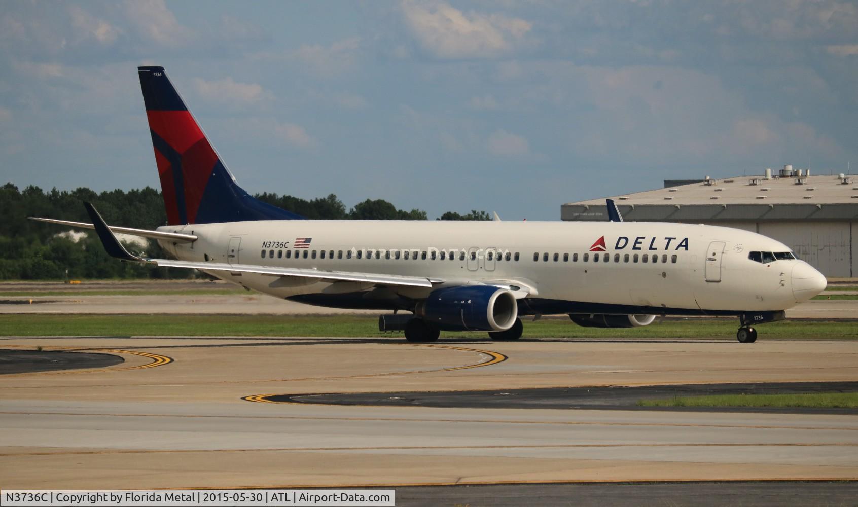 N3736C, 2000 Boeing 737-832 C/N 30540, Delta
