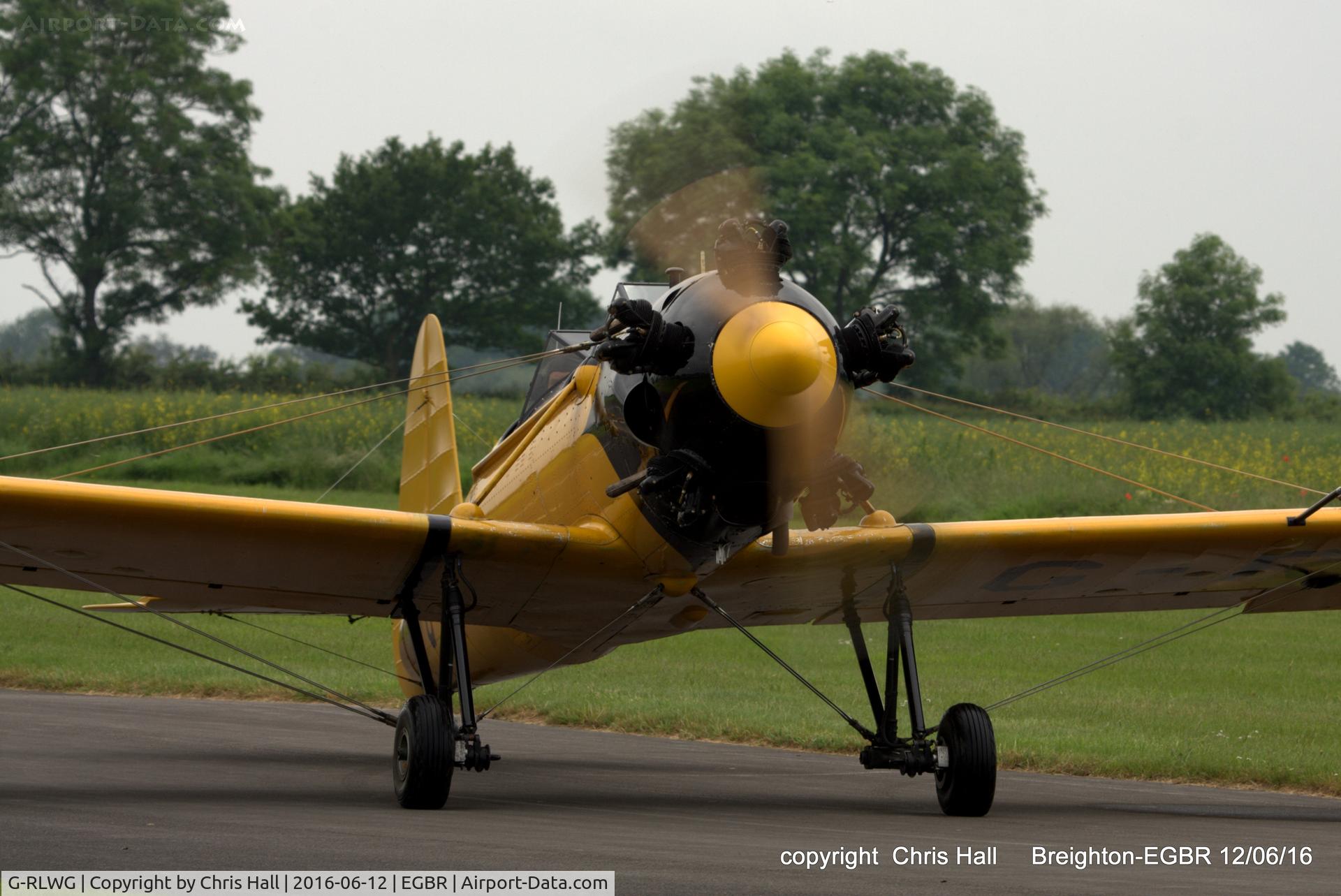 G-RLWG, 1942 Ryan PT-22 Recruit (ST3KR) C/N 1716, at Breighton