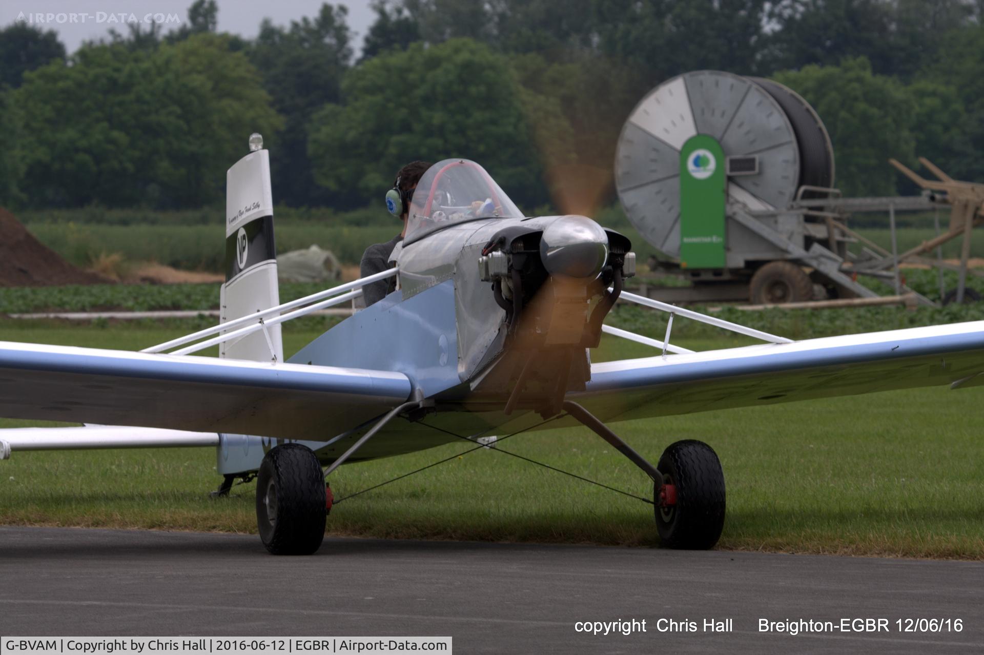 G-BVAM, 1993 Evans VP-1 Volksplane C/N PFA 062-12132, at Breighton