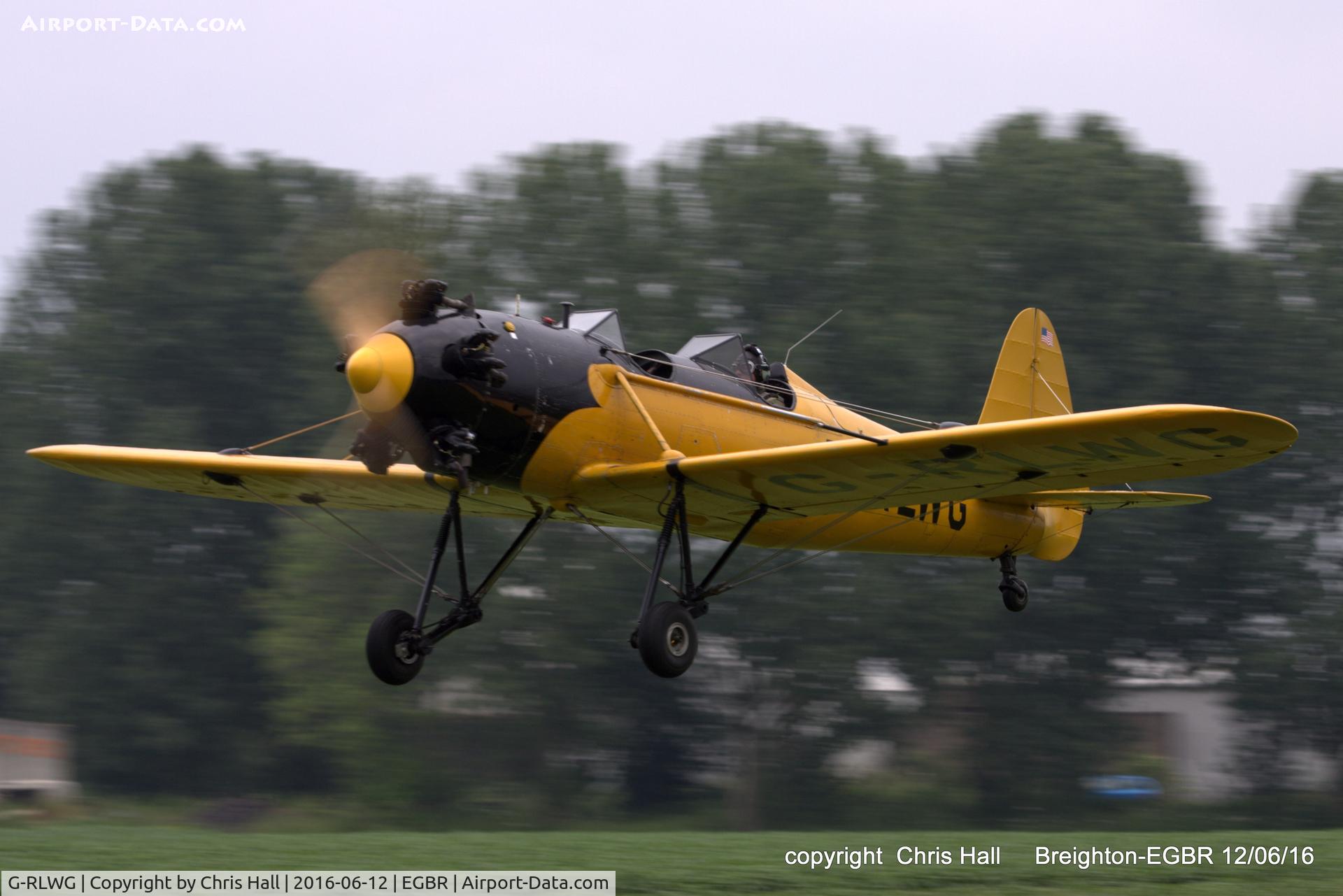 G-RLWG, 1942 Ryan PT-22 Recruit (ST3KR) C/N 1716, at Breighton