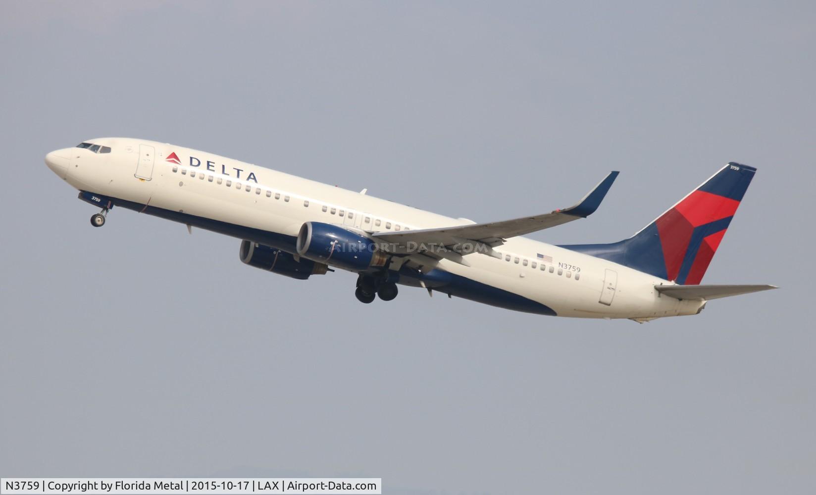 N3759, 2001 Boeing 737-832 C/N 30815, Delta