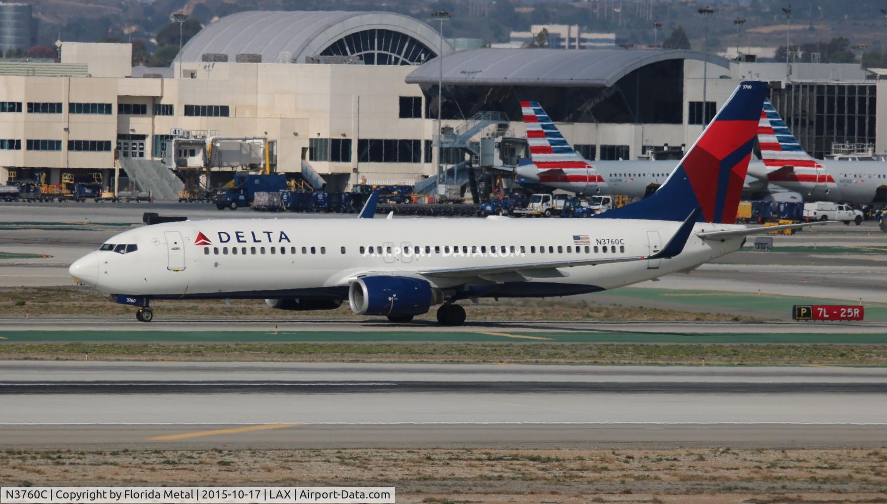 N3760C, 2001 Boeing 737-832 C/N 30816, Delta