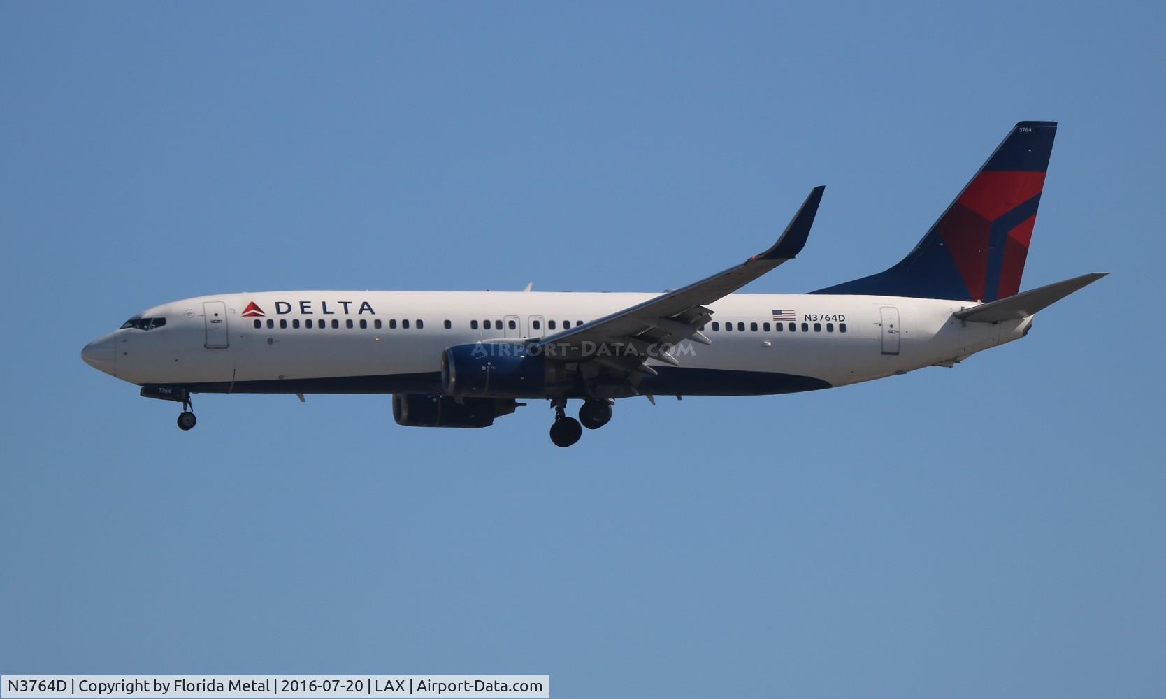 N3764D, 2001 Boeing 737-832 C/N 30818, Delta