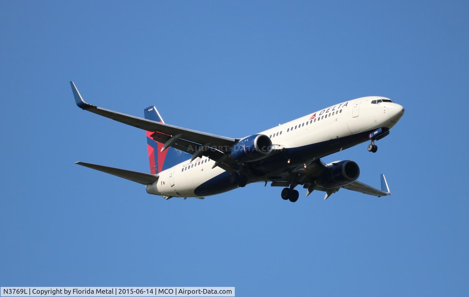 N3769L, 2002 Boeing 737-832 C/N 30822, Delta