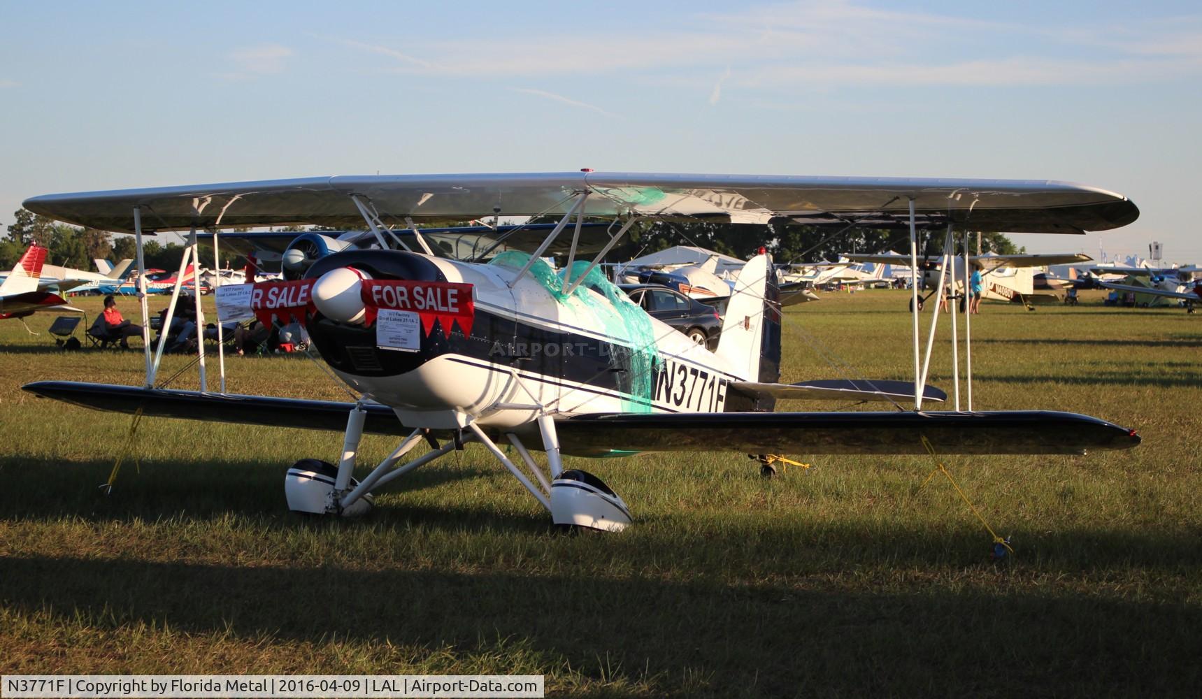 N3771F, 1977 Great Lakes 2T-1A-2 Sport Trainer C/N 0764, Great Lakes 2T