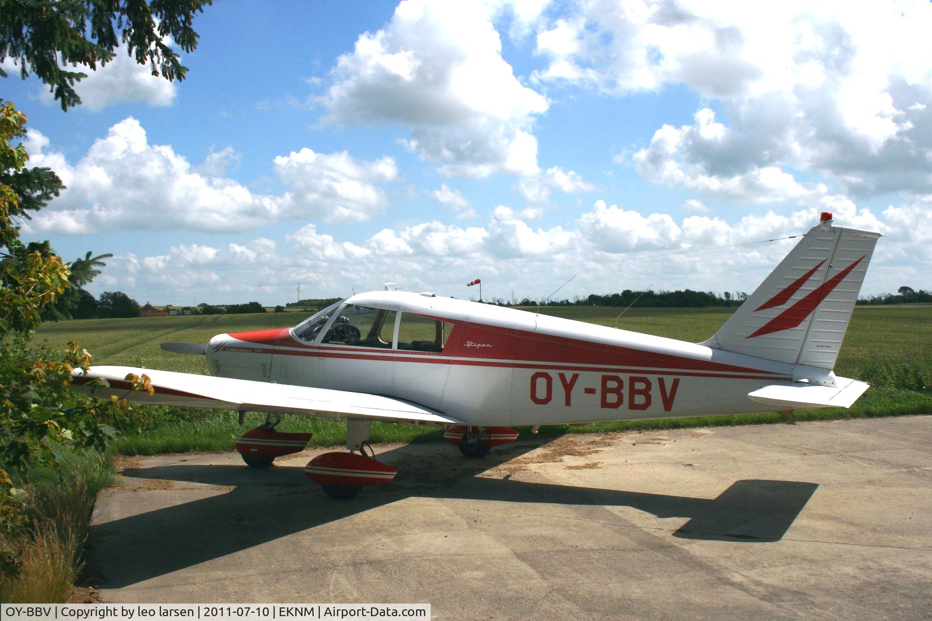 OY-BBV, 1967 Piper PA-28-140 Cherokee Cruiser C/N 28-22977, Morsø EKNM 10.7.11