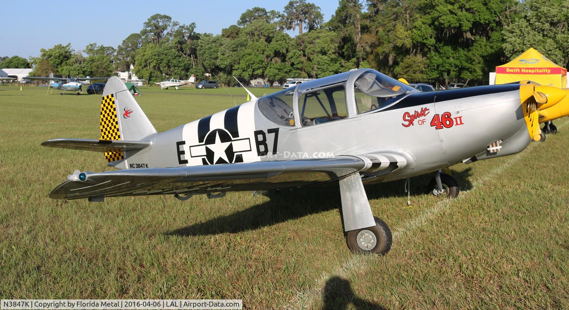N3847K, 1948 Globe GC-1B Swift C/N 3547, GC-1B