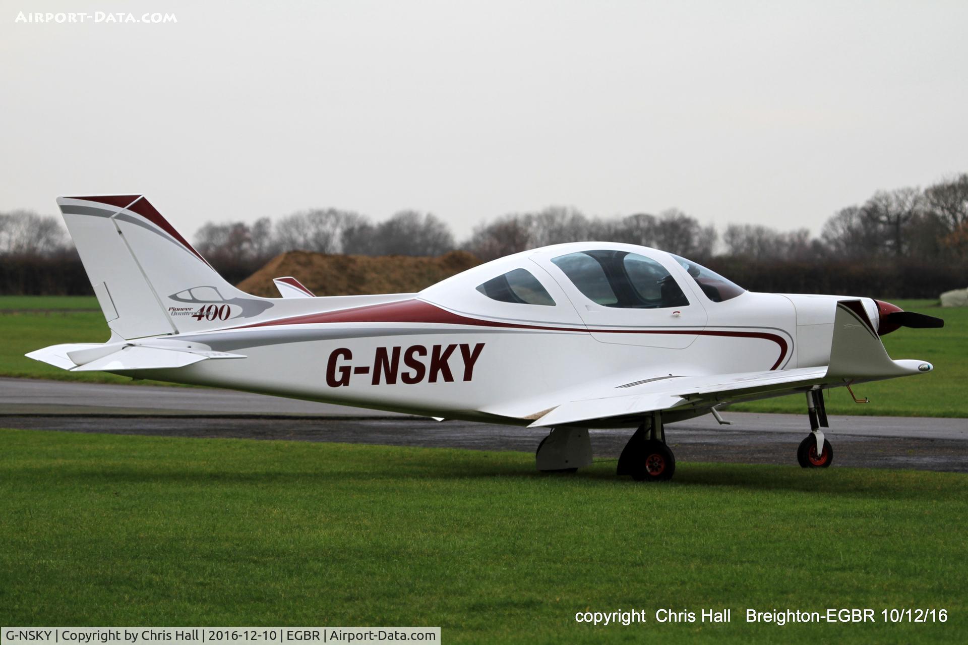 G-NSKY, 2016 Alpi Aviation Pioneer 400 C/N LAA 364-15236, at Breighton