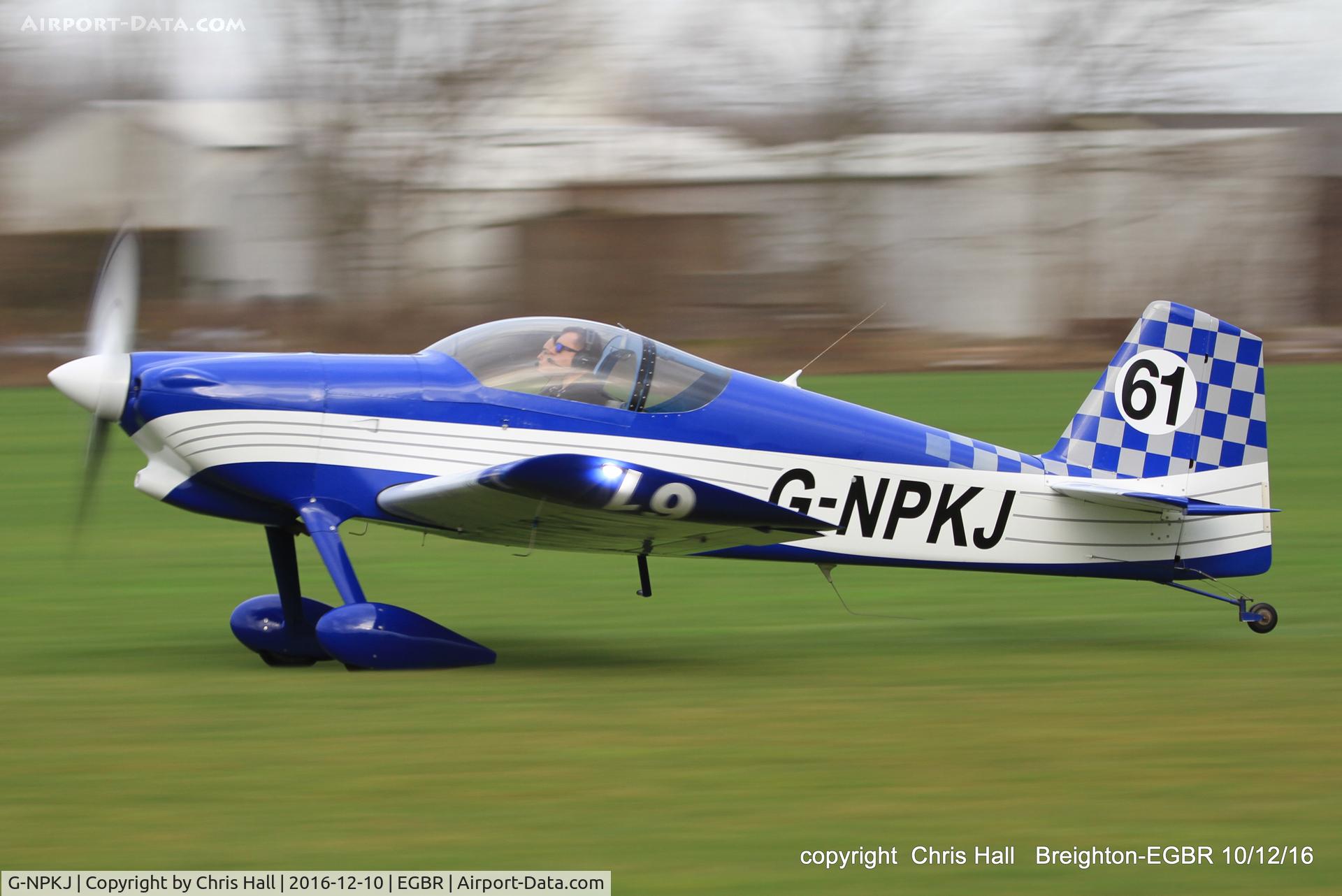 G-NPKJ, 1998 Vans RV-6 C/N PFA 181-13138, at Breighton