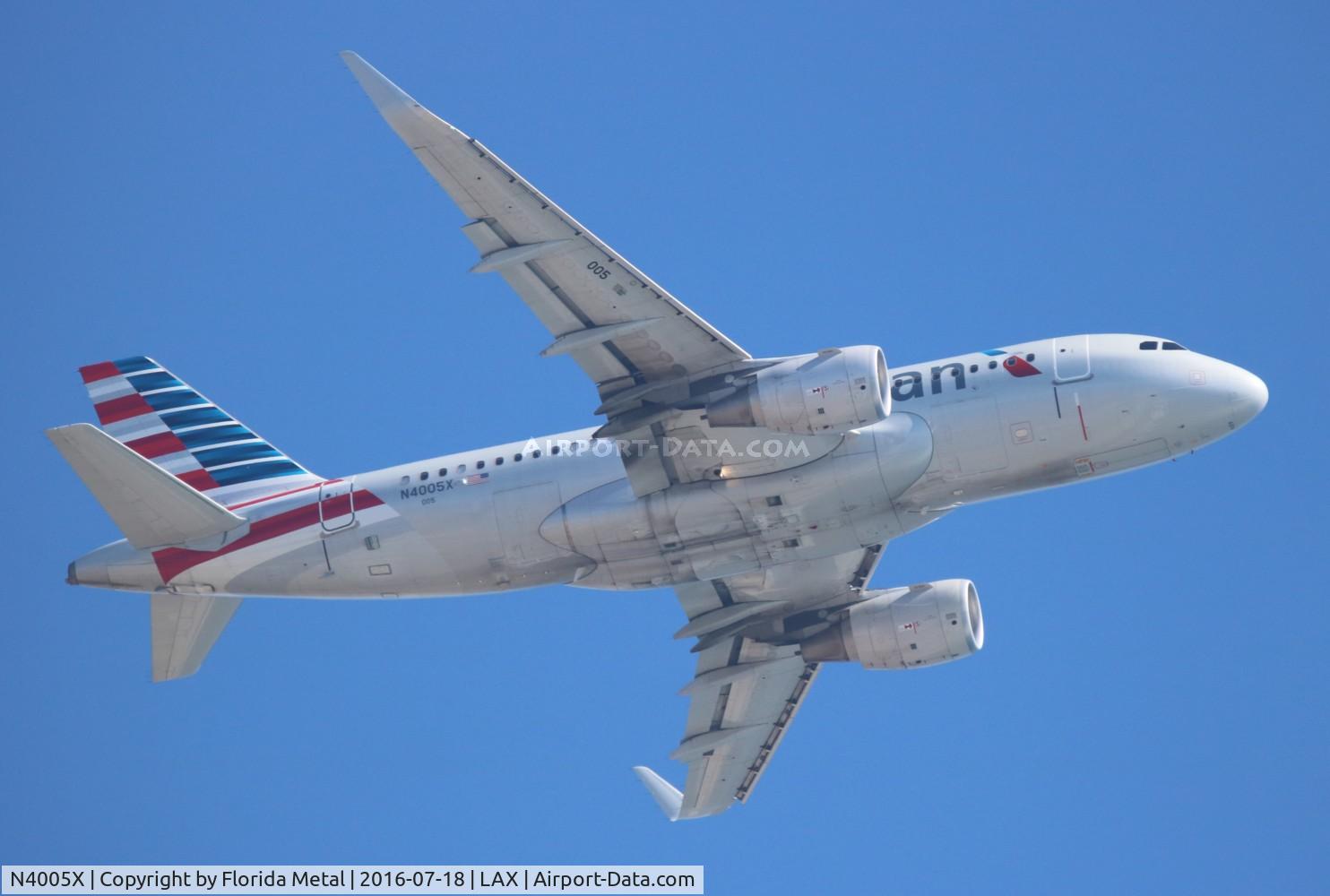 N4005X, 2013 Airbus A319-115 C/N 5753, American