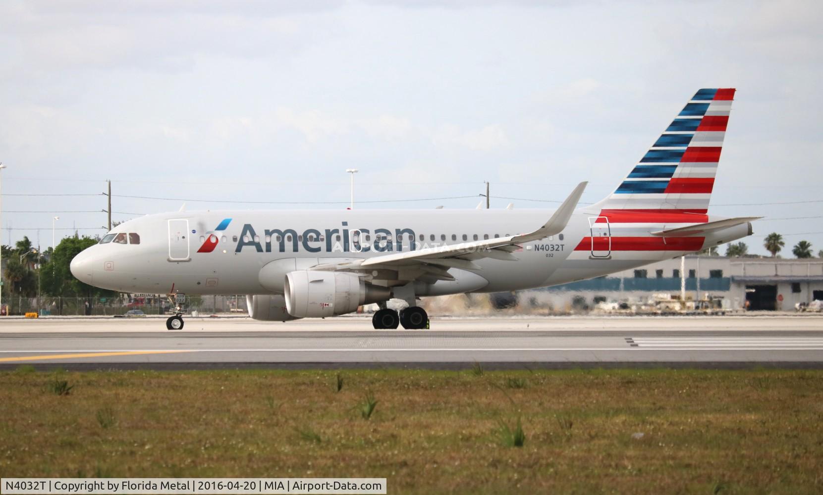 N4032T, 2015 Airbus A319-115 C/N 6644, American