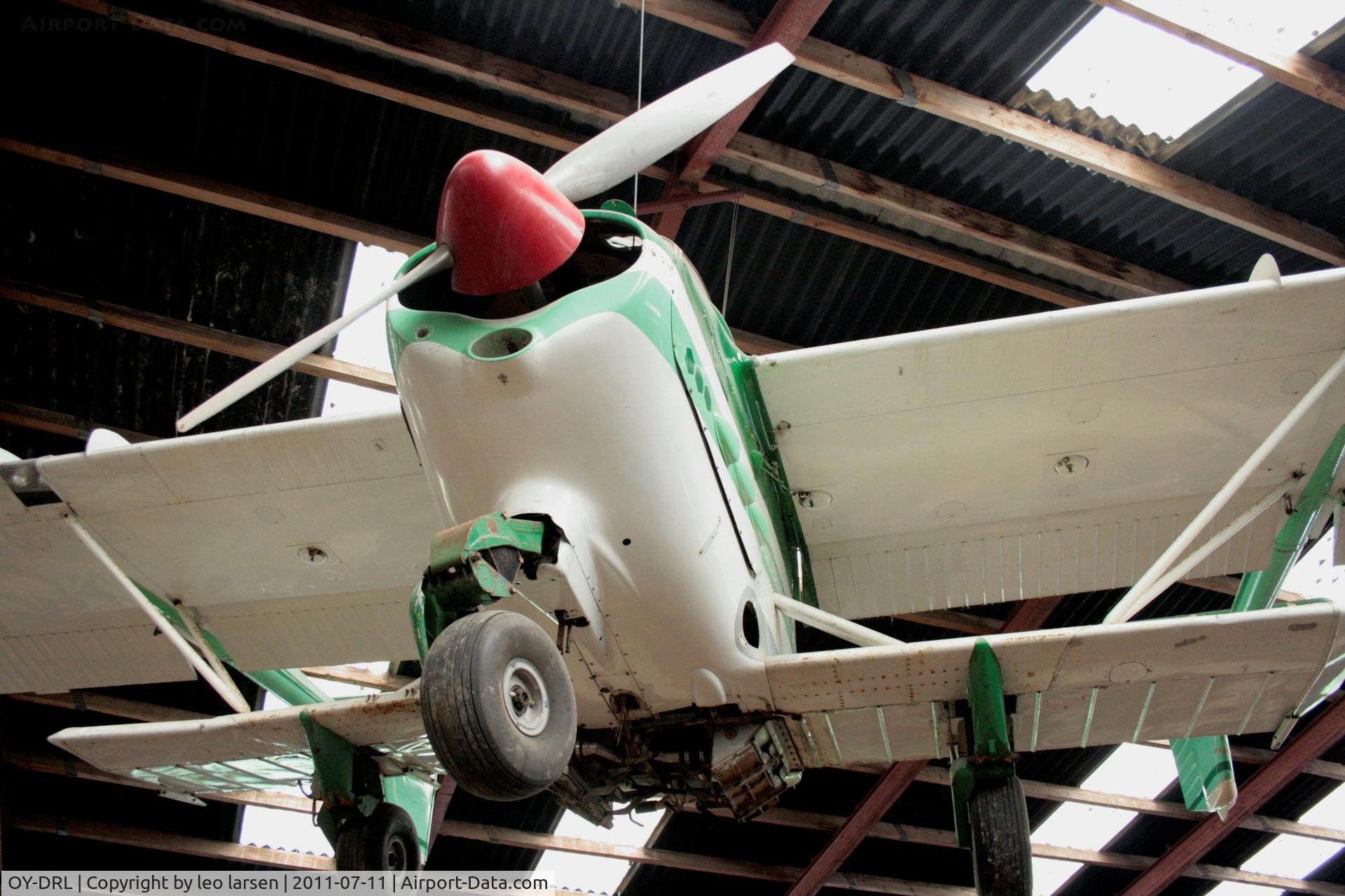 OY-DRL, 1971 Transavia PL-12 Airtruk C/N 1135, off airport Mors 11.7.11