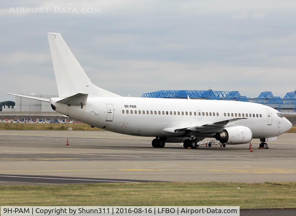 9H-PAM, 1991 Boeing 737-33A C/N 25744, Parked at the Old Terminal... Aigle Azur flight...