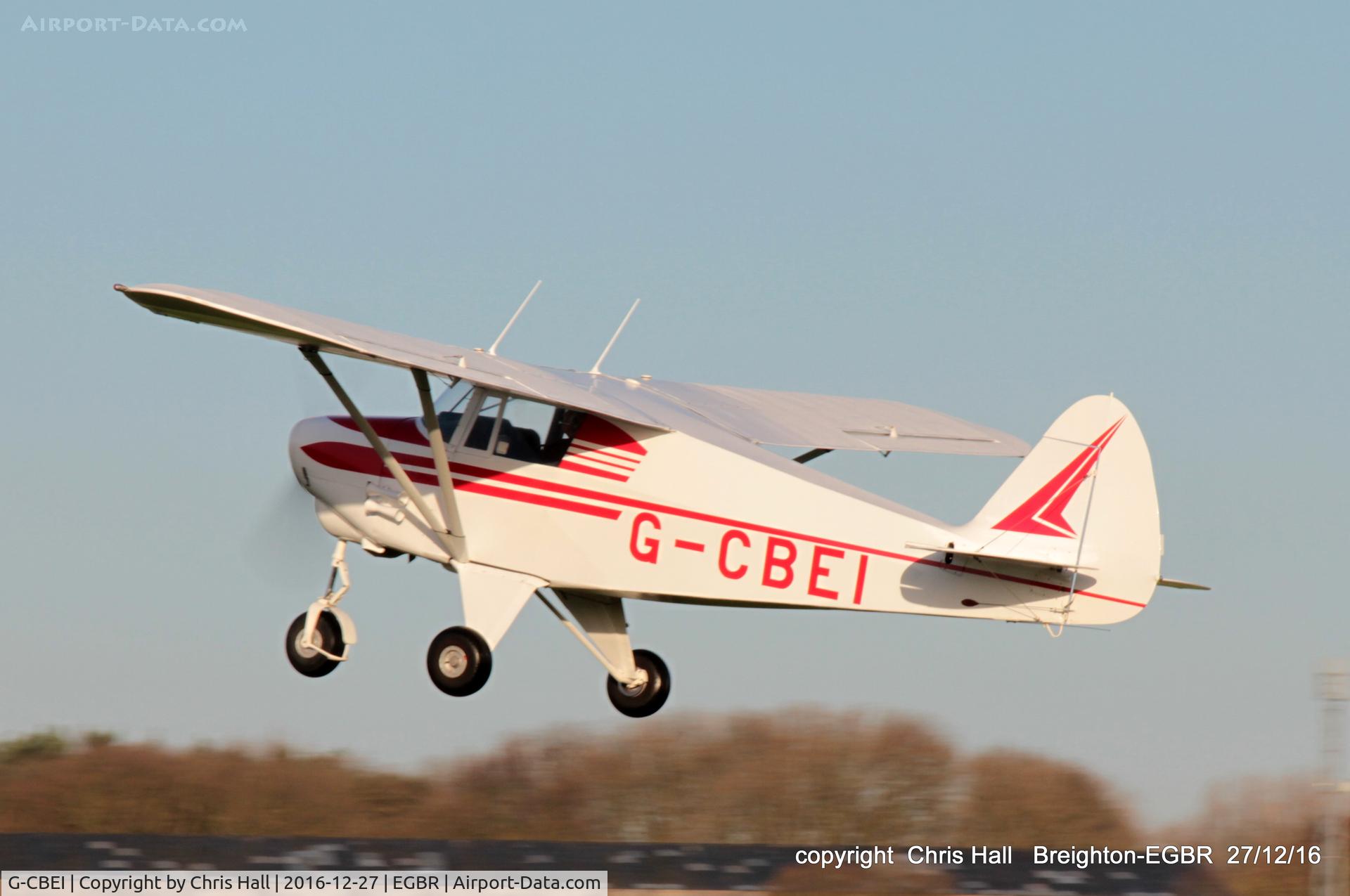 G-CBEI, 1961 Piper PA-22-108 Colt Colt C/N 22-9136, at Breighton