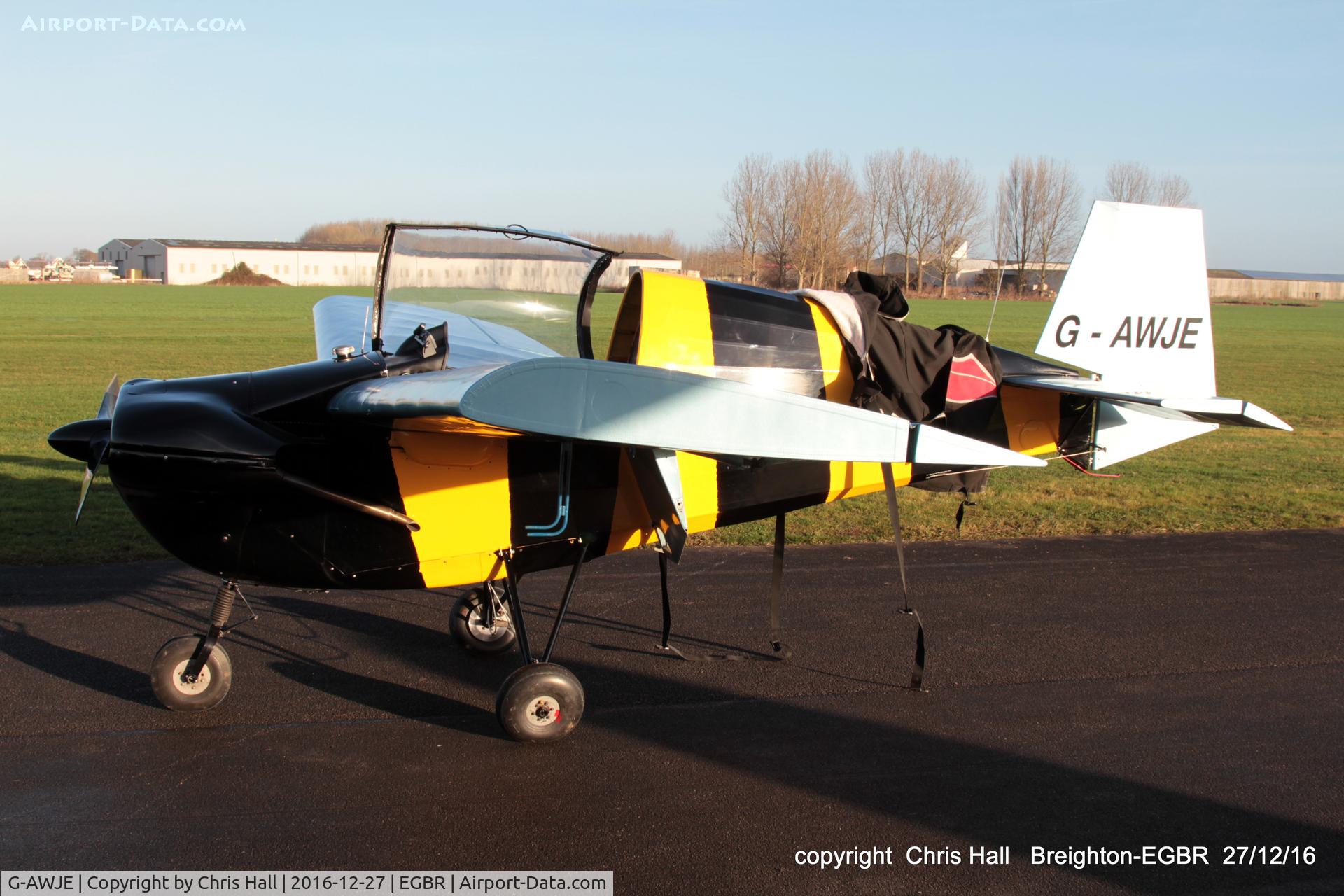 G-AWJE, 1968 Tipsy T-66 Nipper Mk 3 C/N S121, at Breighton