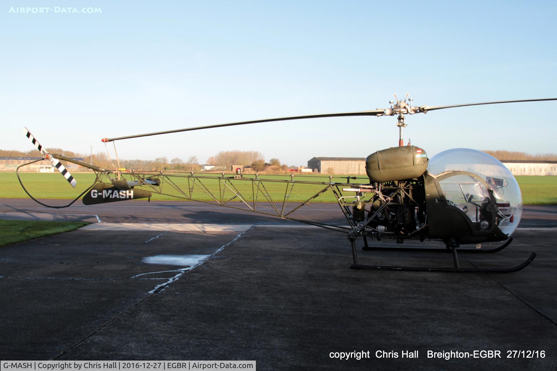 G-MASH, 1969 Westland AB-47G-4A C/N WA725, at Breighton