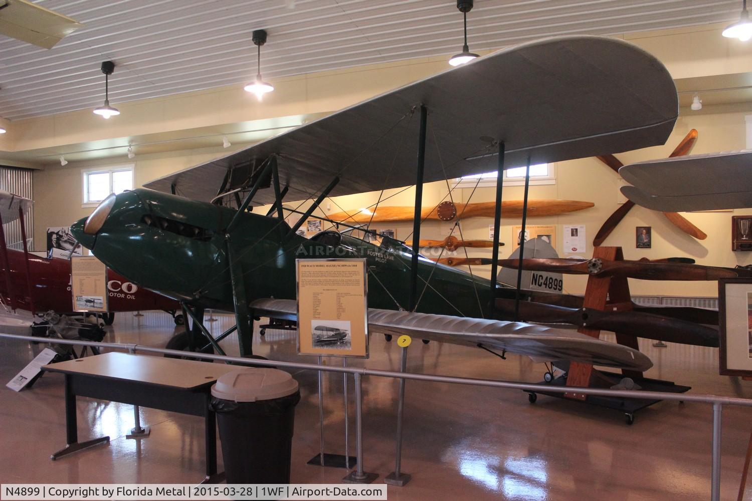 N4899, 1928 Waco GXE C/N 1464, Waco GXE
