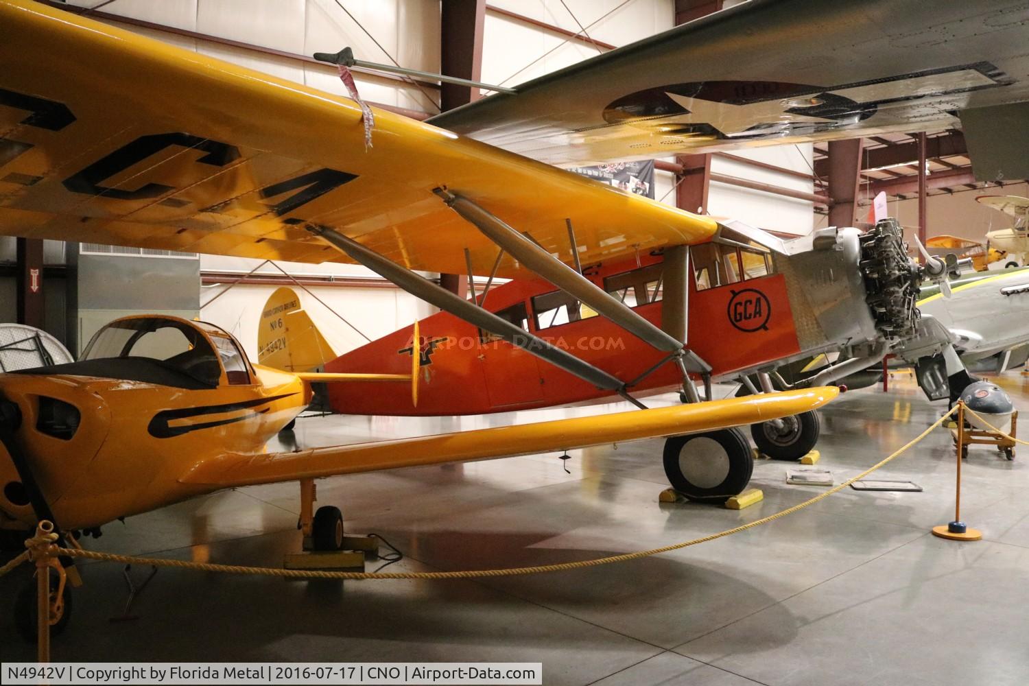 N4942V, 1929 Curtiss-Wright Travel Air A-6000-A C/N 1040, Travel Air 6000