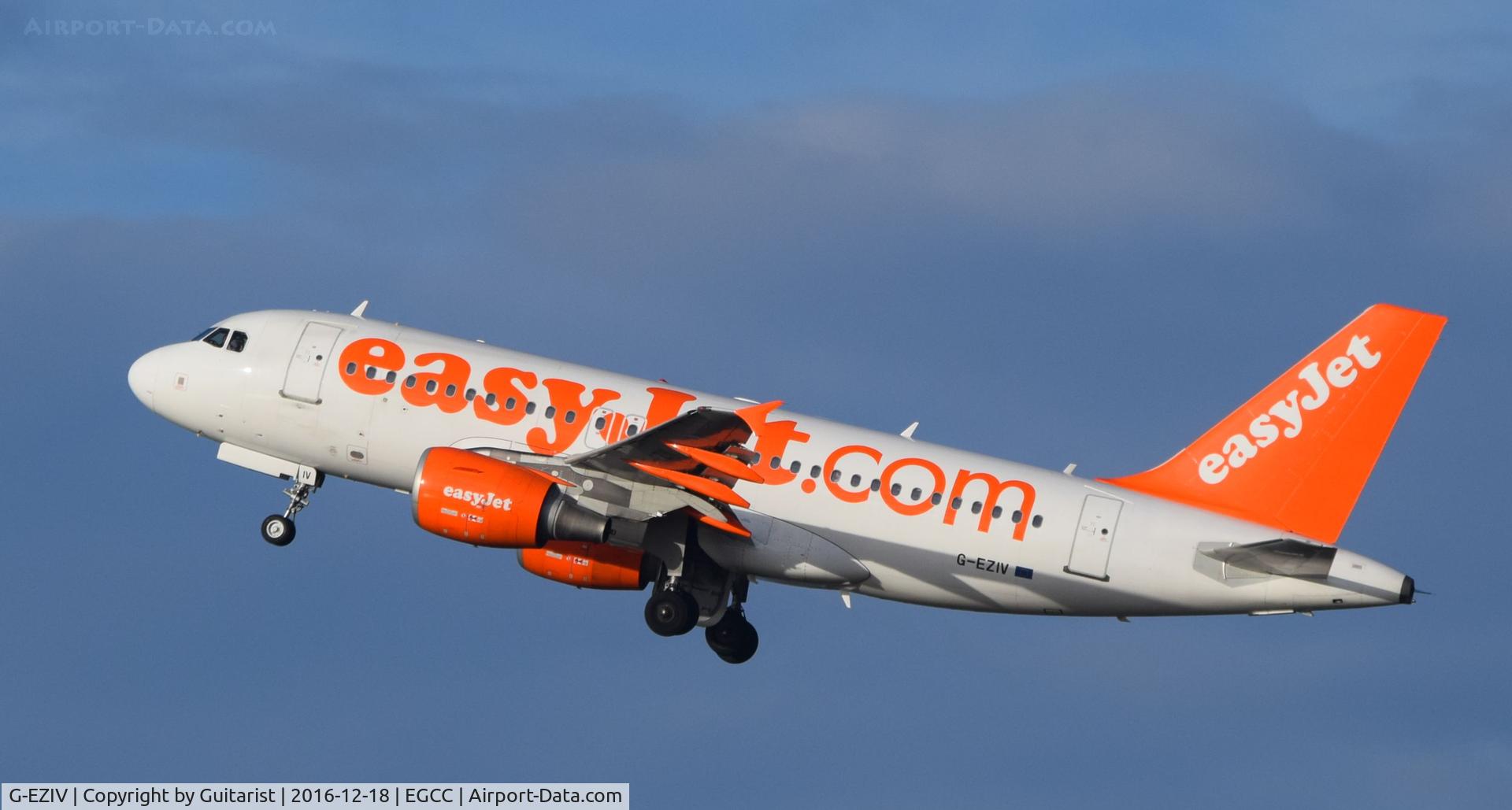 G-EZIV, 2005 Airbus A319-111 C/N 2565, At Manchester