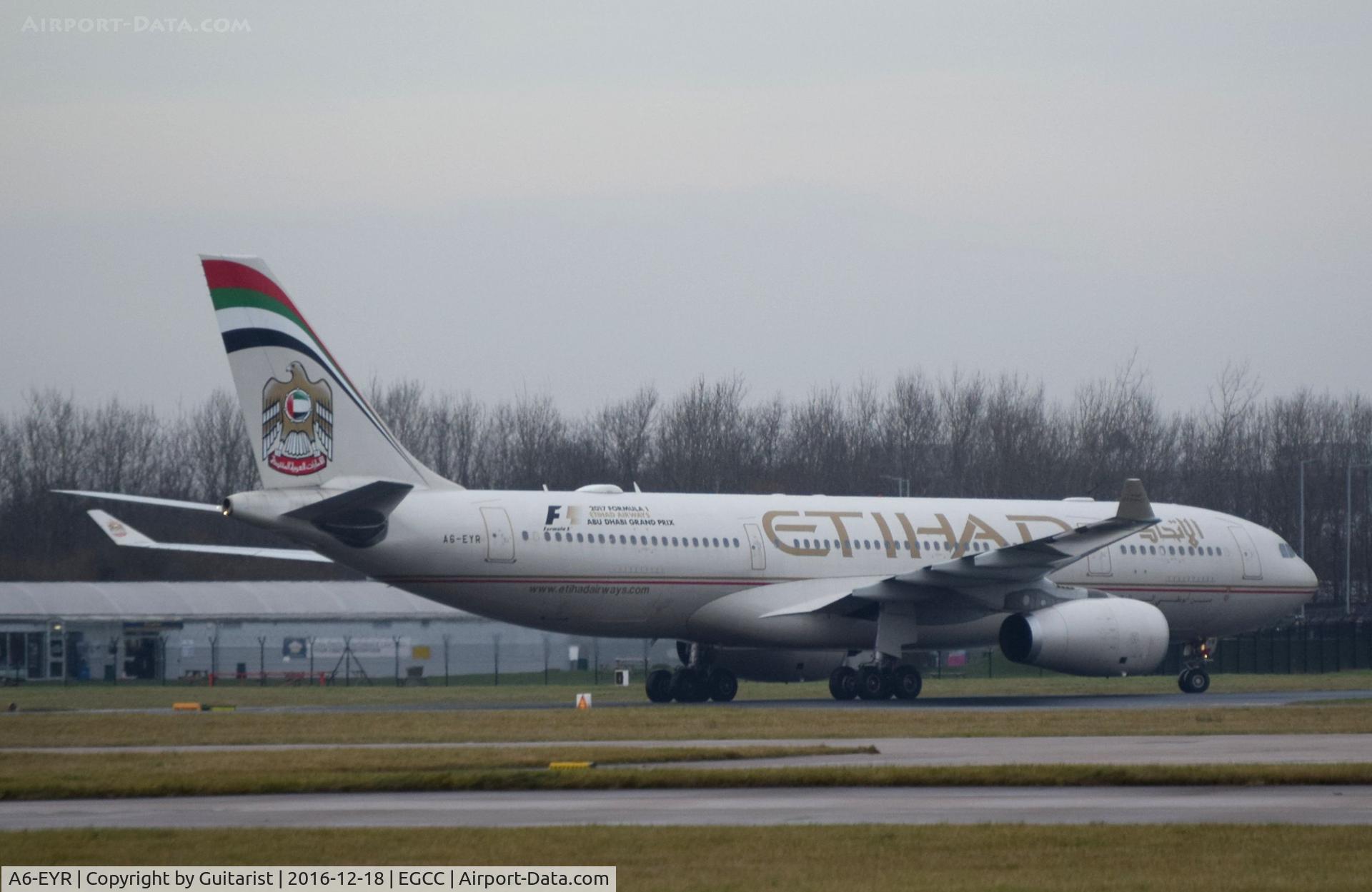 A6-EYR, 2008 Airbus A330-243 C/N 975, At Manchester