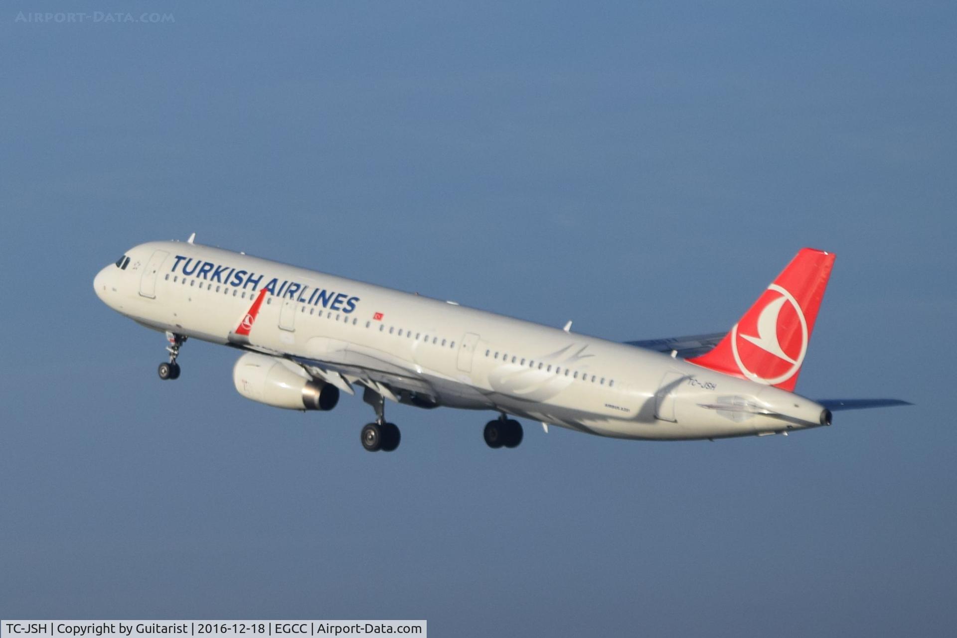 TC-JSH, 2013 Airbus A321-231 C/N 5546, At Manchester