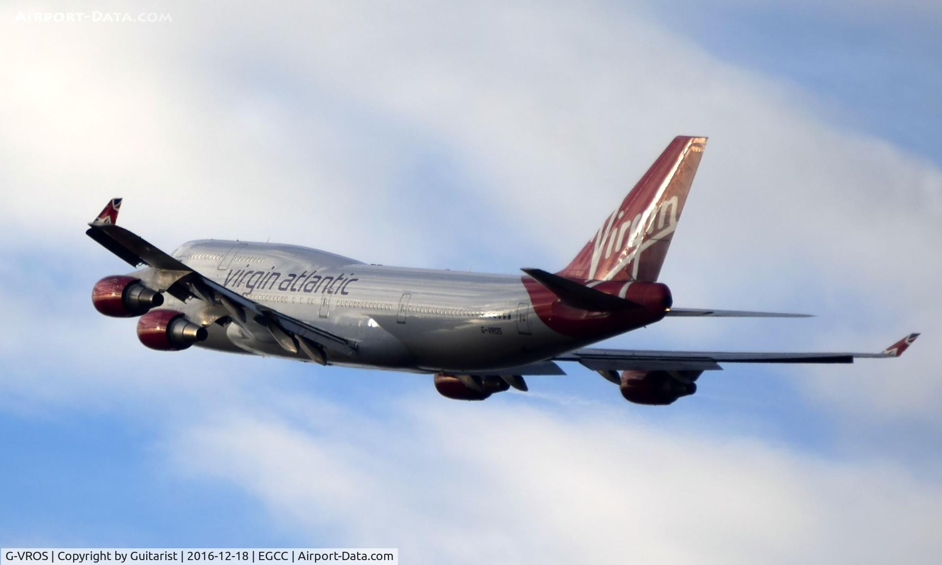 G-VROS, 2001 Boeing 747-443 C/N 30885, At Manchester