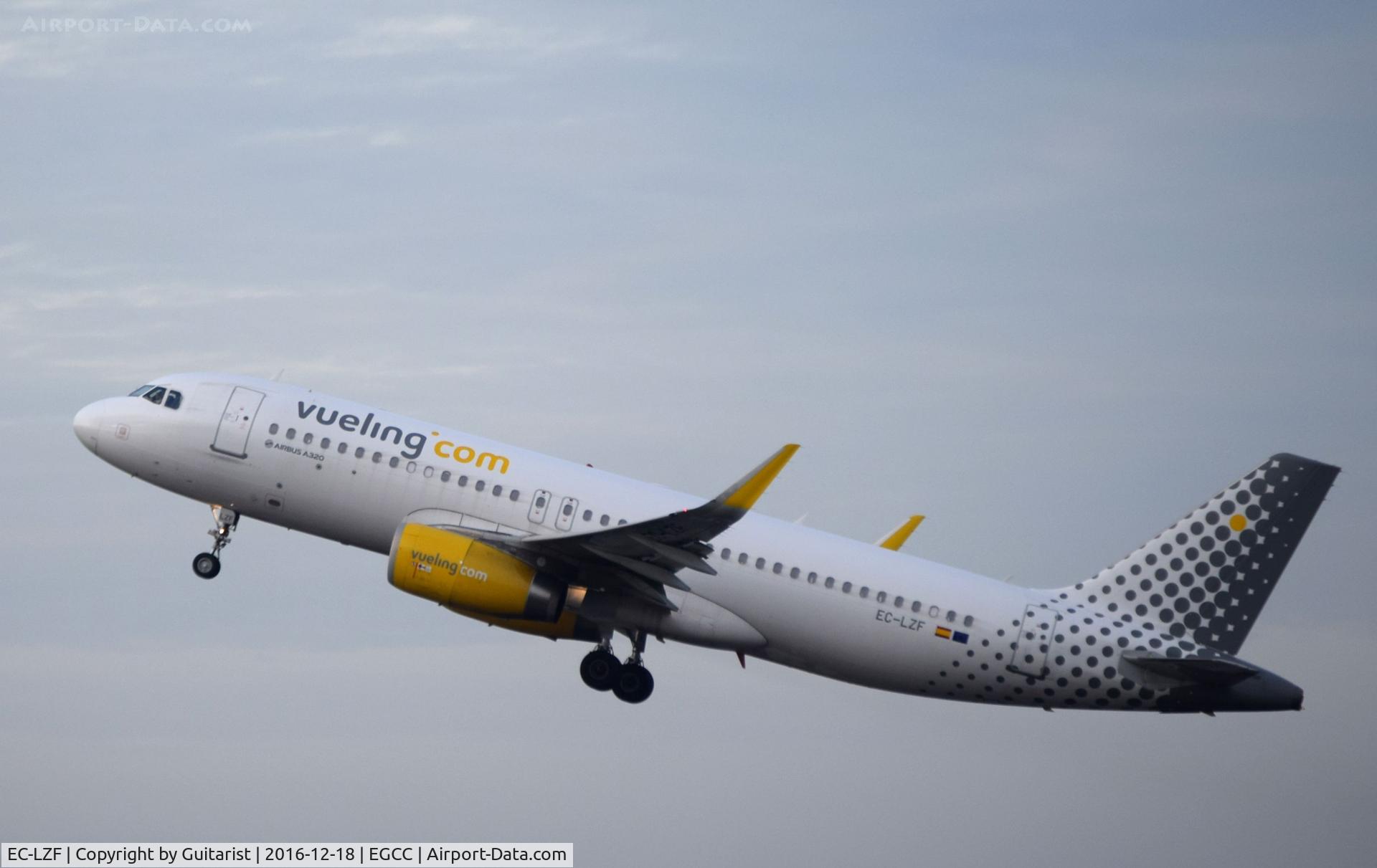 EC-LZF, 2013 Airbus A320-232 C/N 5940, At Manchester