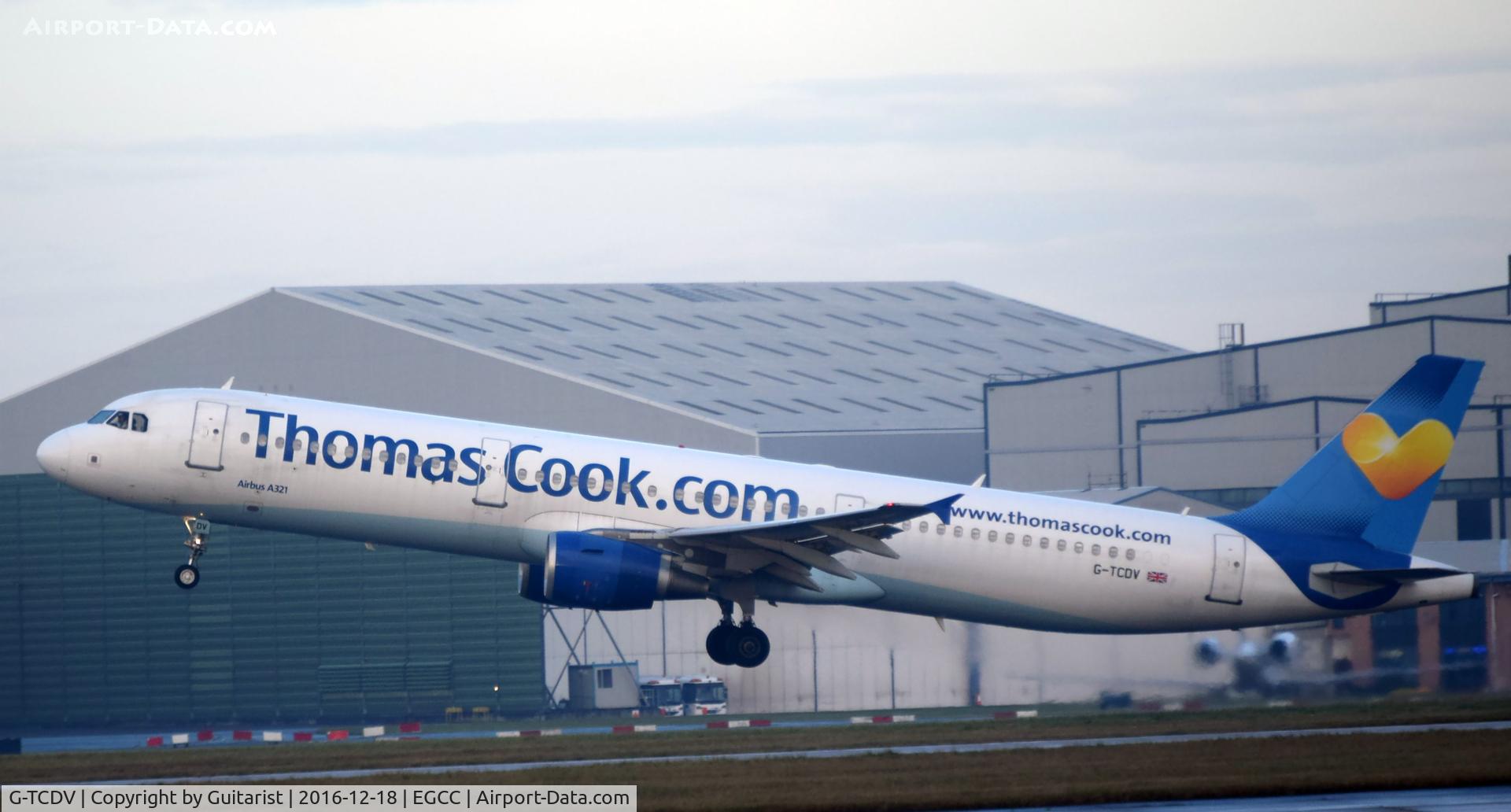 G-TCDV, 2003 Airbus A321-211 C/N 1972, At Manchester