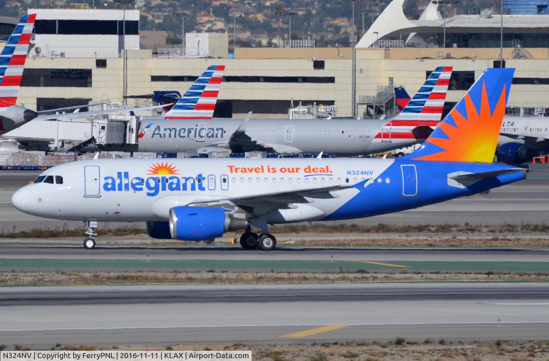 N324NV, 2006 Airbus A319-111 C/N 2709, Allegiant A319, formally operated by Easyjet as G-EZAE