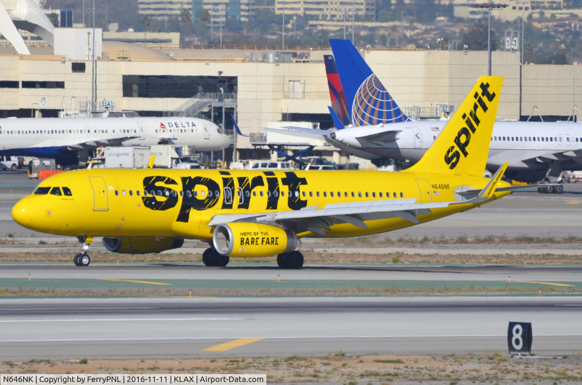 N646NK, 2016 Airbus A320-232 C/N 7062, Yellow Spirit A320