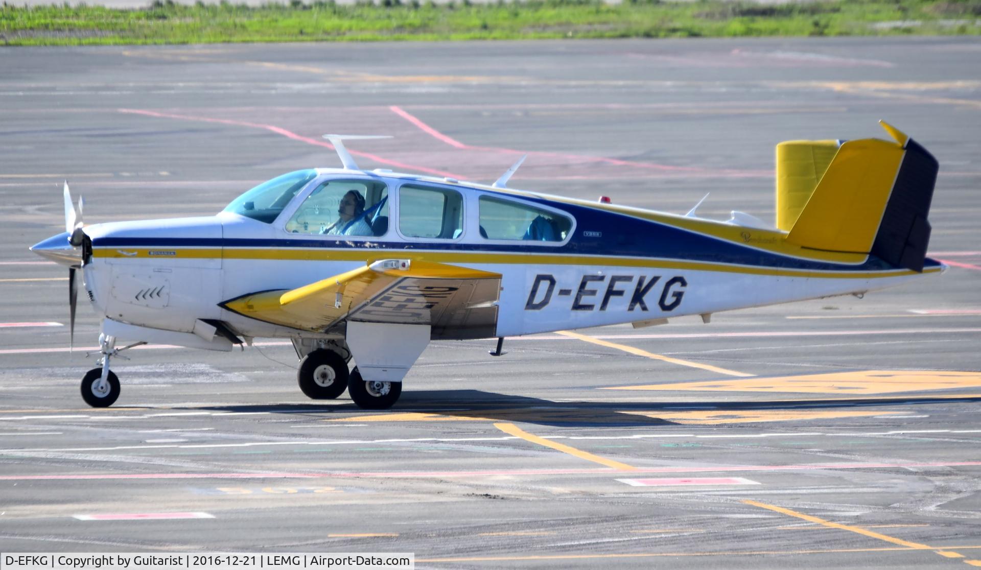 D-EFKG, Beech V35B Bonanza C/N D-9759, At Malaga