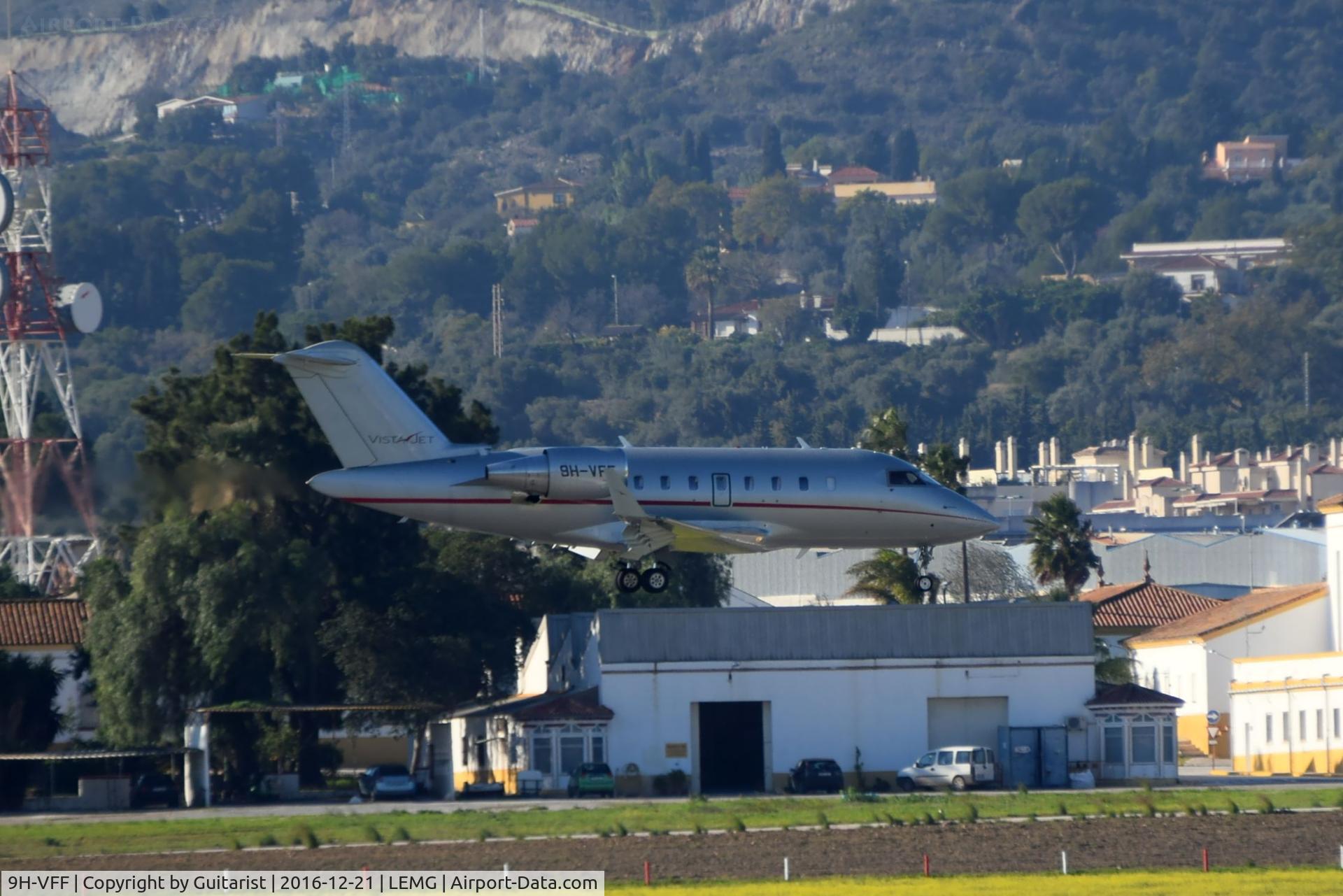 9H-VFF, 2014 Bombardier Challenger 605 (CL-600-2B16) C/N 5977, At Malaga